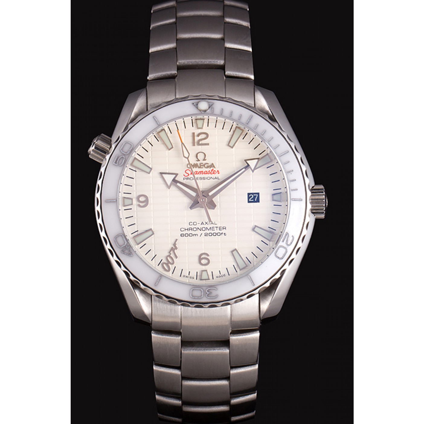 Swiss Omega James Bond Skyfall White Dial and White Bezel som76 621409