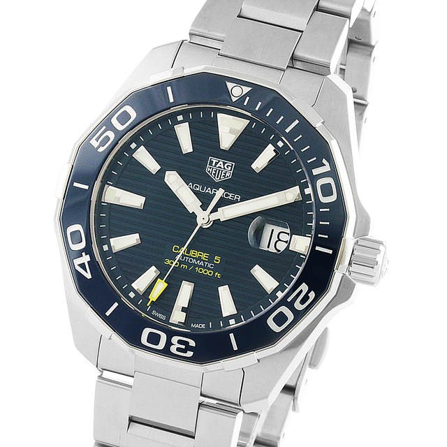 Swiss TAG Heuer Aquaracer Calibre 5 43mm Mens Watch WAY201B.BA0927