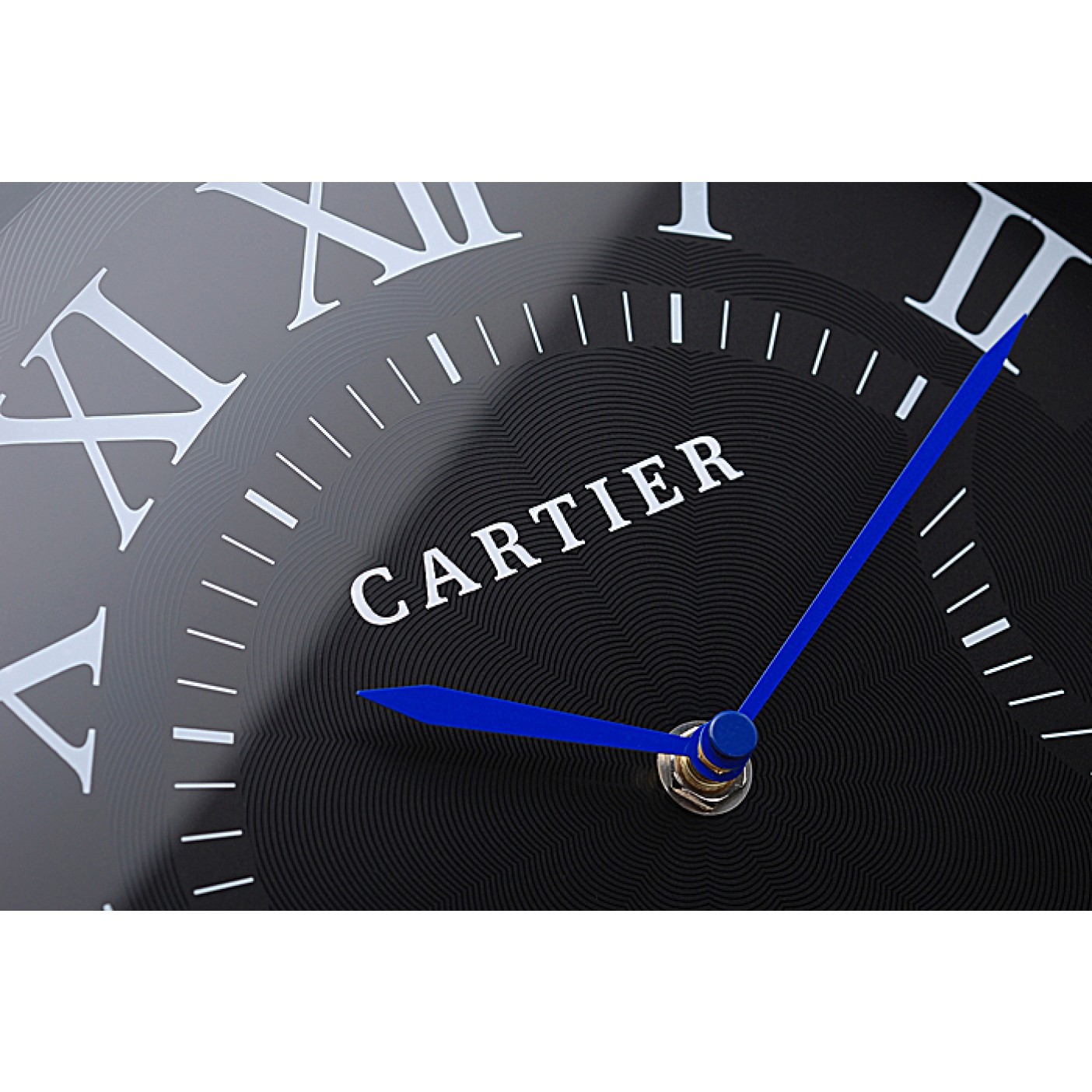 Cartier Bleu de Ballon Wall Clock Black 622466