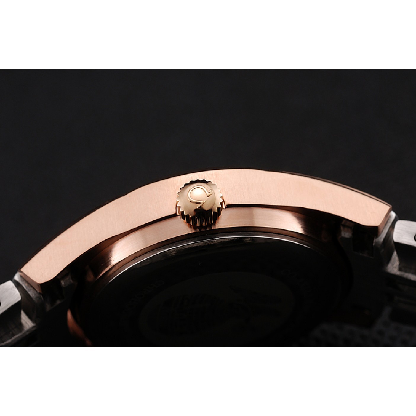 Omega De Ville Ladies Blue Dial Rose Gold Case Two Tone Bracelet 1453784