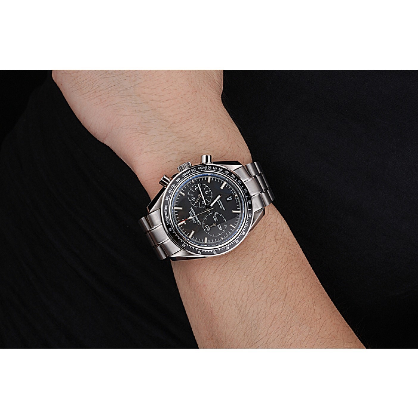 Omega Speedmaster Black Dial Stainless Steel Case And Bracelet 622801