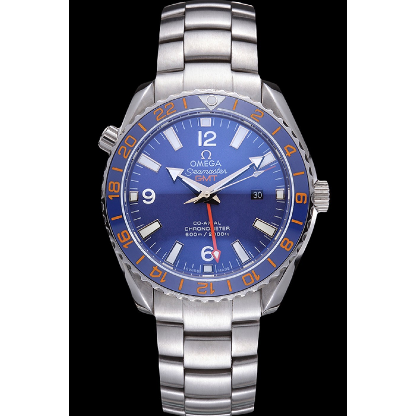 Swiss Omega Seamaster Stainless Steel Blue Dial 622020