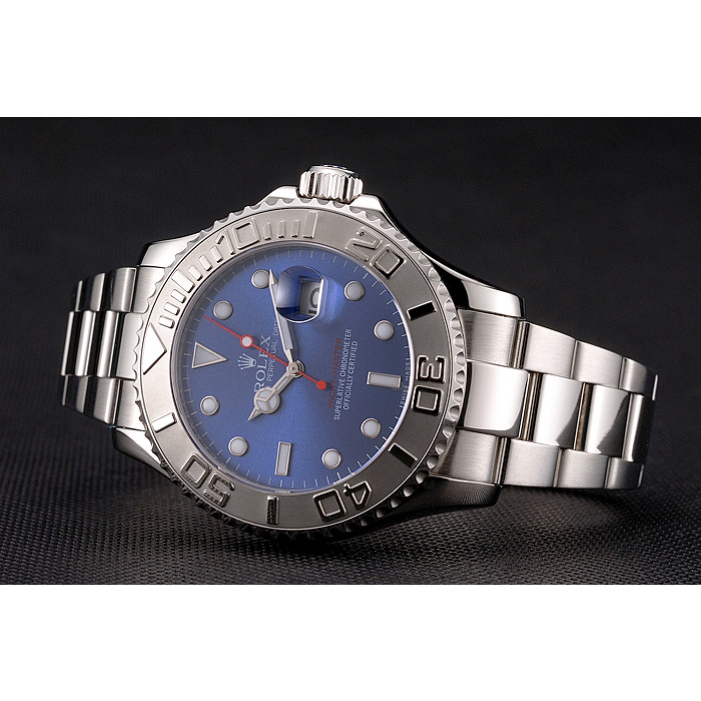 Rolex Yacht-Master Blue Dial Stainless Steel Case And Bracelet