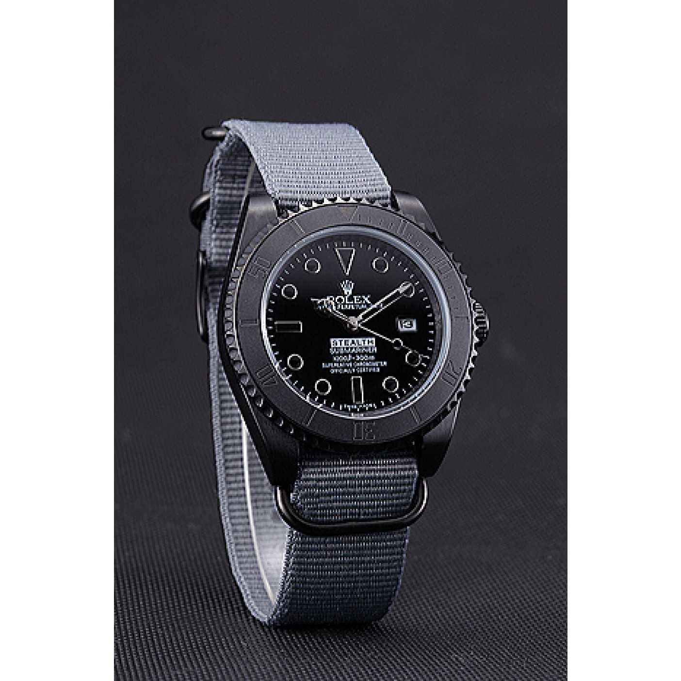 RepTime Watches Rolex Stealth Submariner Black 621996