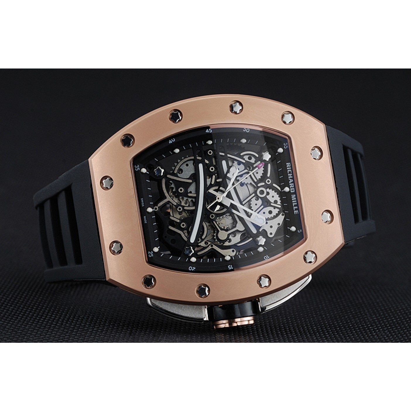 Richard Mille RM 61-01 Yohan Blake Limited Edition Gold Case Black Bracelet 1454203