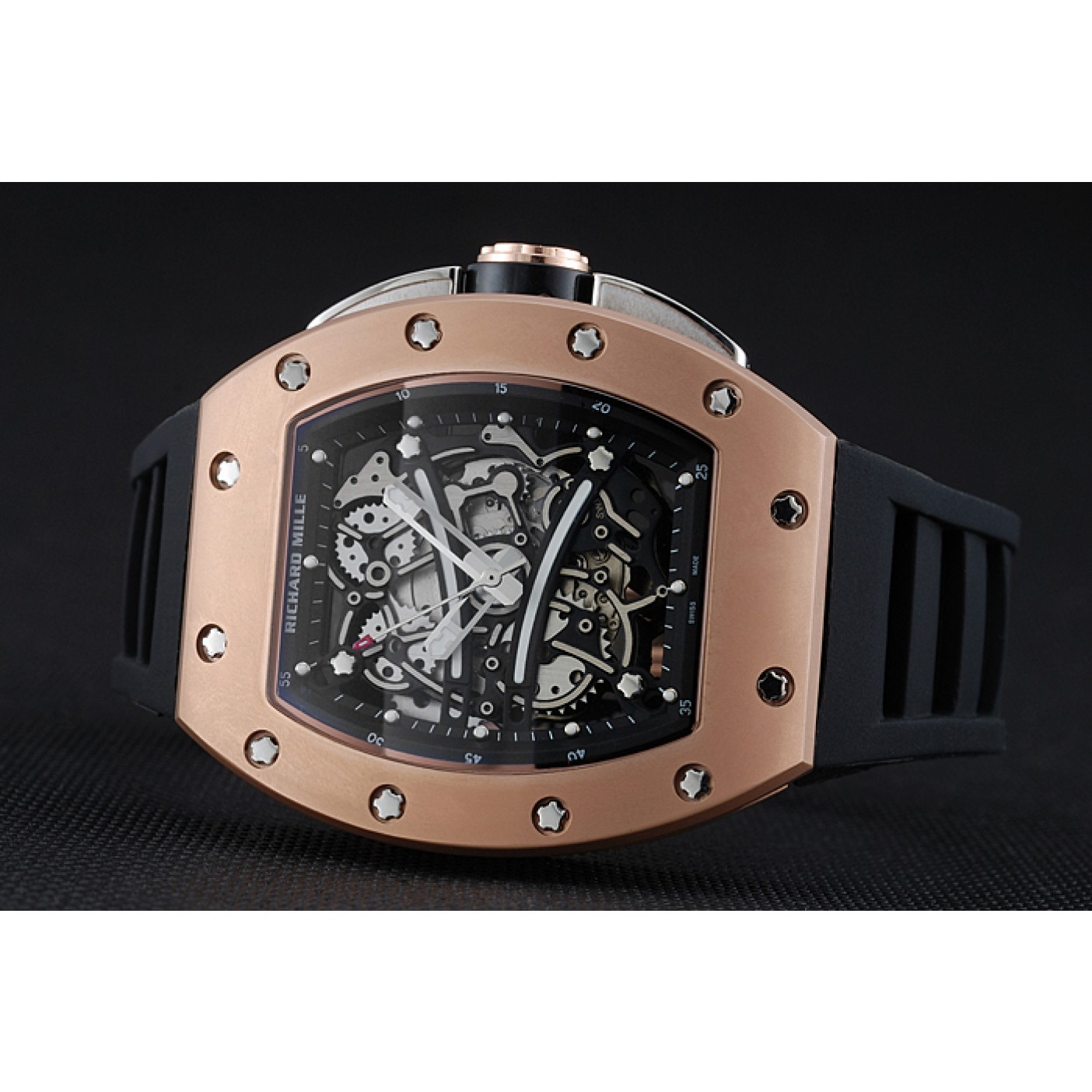 Richard Mille RM 61-01 Yohan Blake Limited Edition Gold Case Black Bracelet 1454203