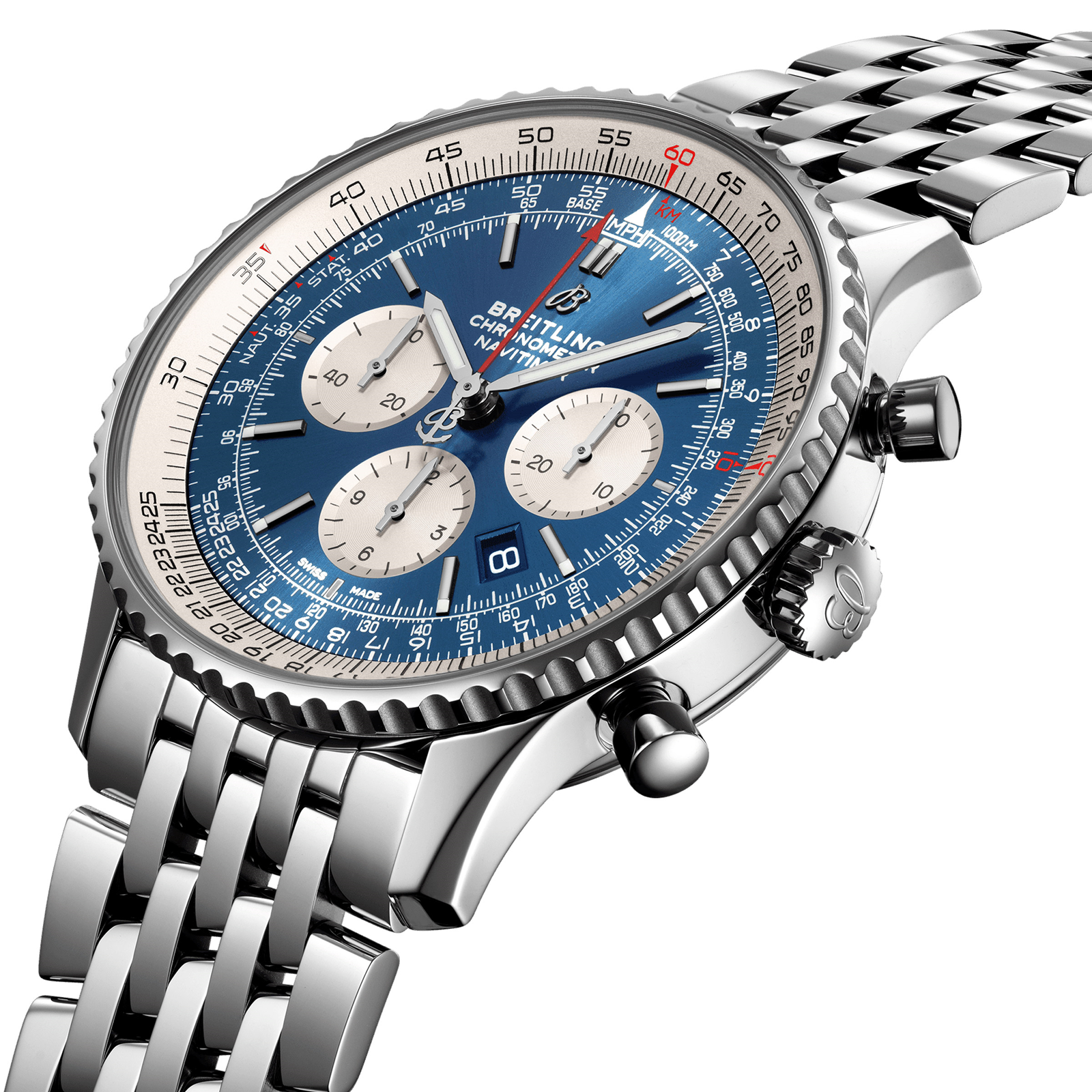 Swiss Breitling Navitimer 1 B01 Chronograph 46 AB0127211C1A1