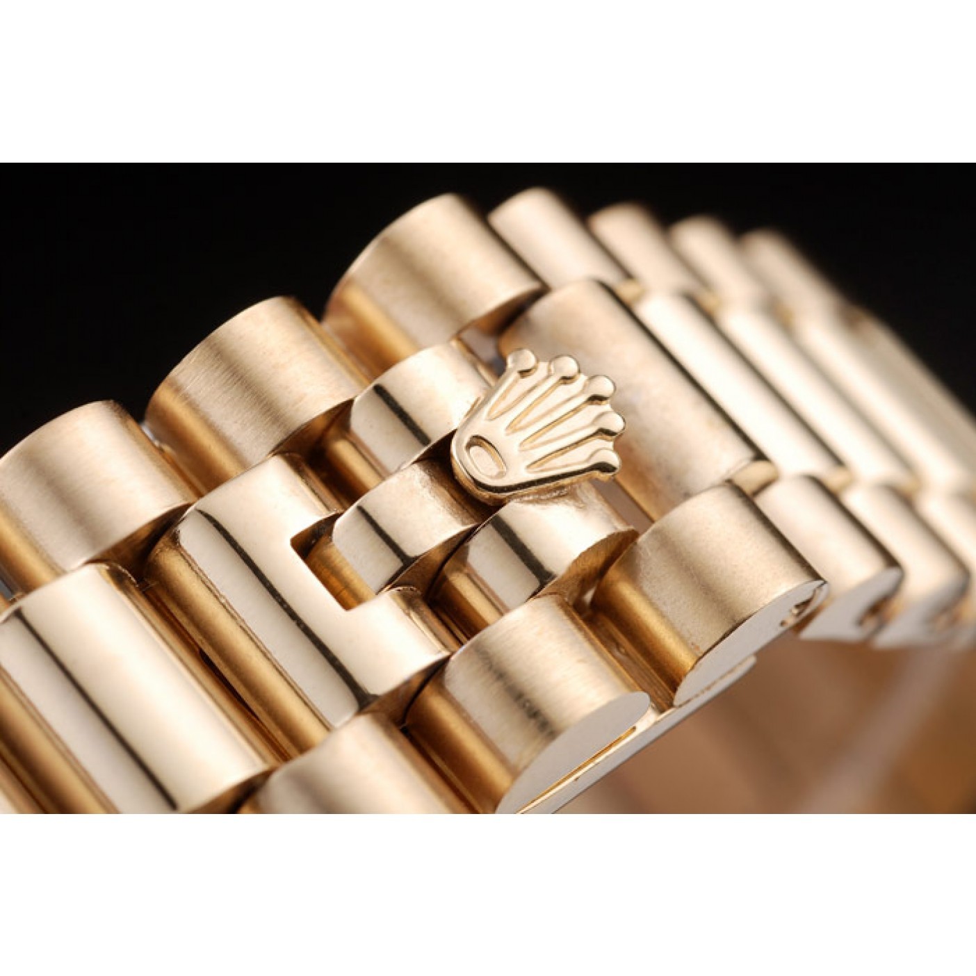 Rolex Day-Date 18k Yellow Gold Plated Stainless Steel Gold Dial