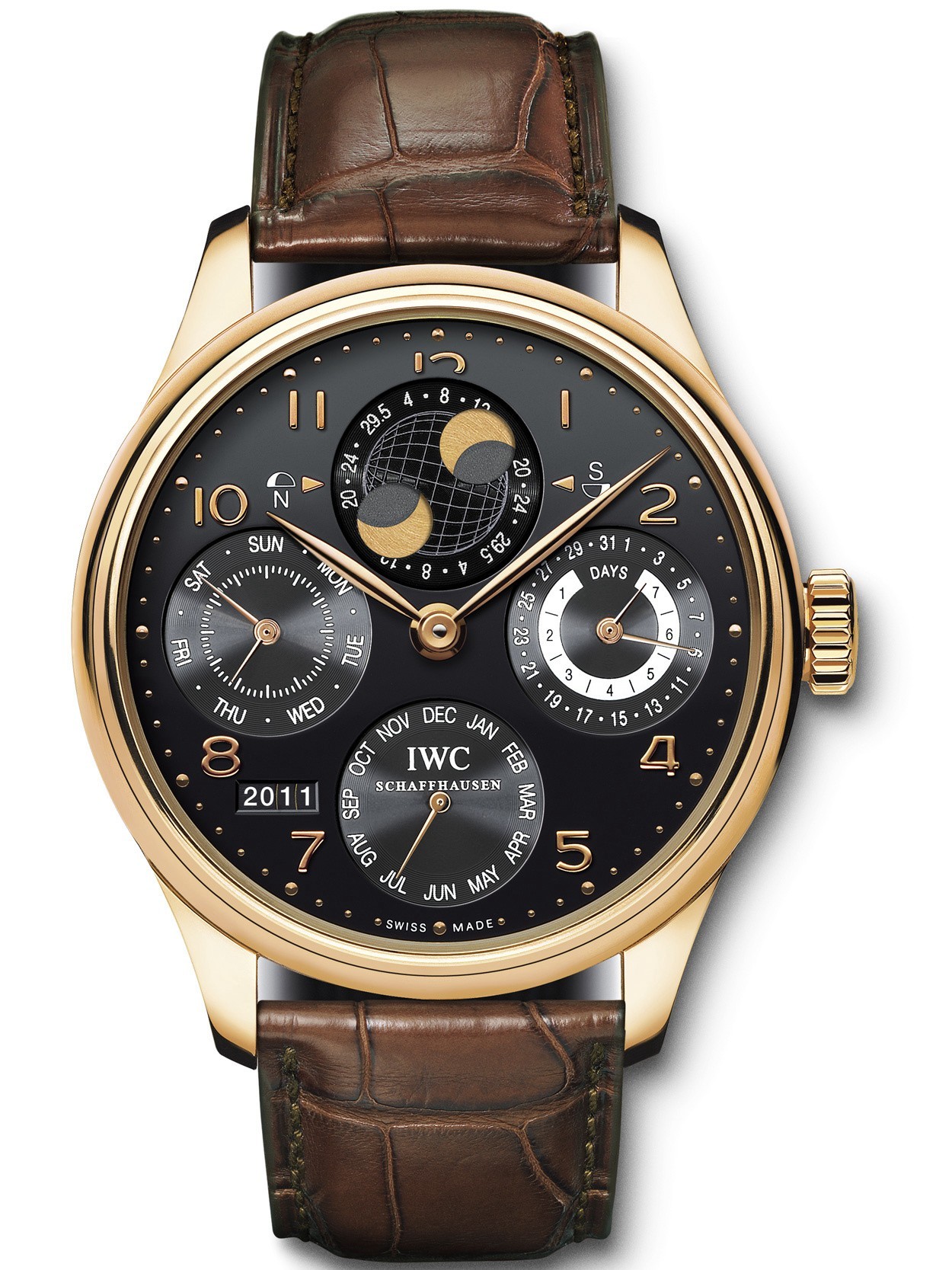 AAA Replica IWC Portugieser Perpetual Calendar Hemisphere Moonphase Mens Watch IW503202