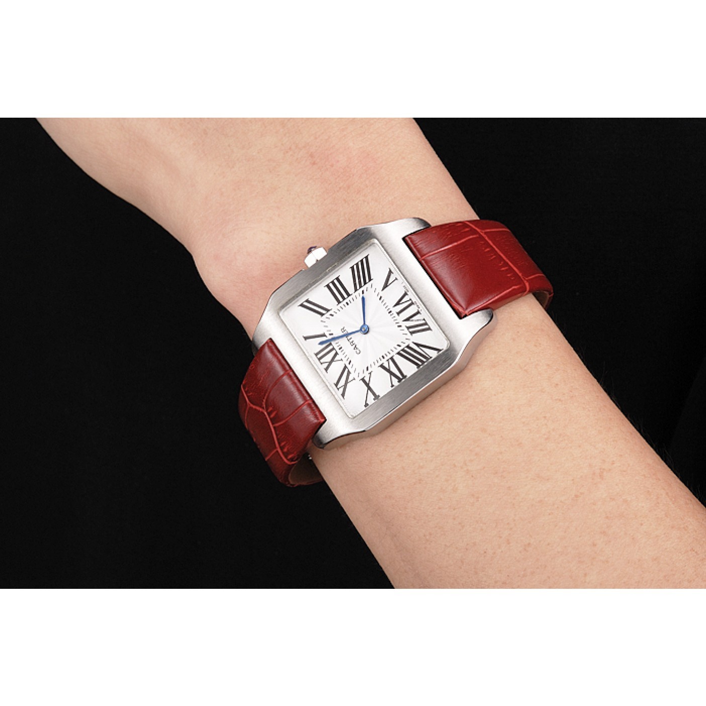 Cartier Santos 100 Polished Stainless Steel Bezel 621935