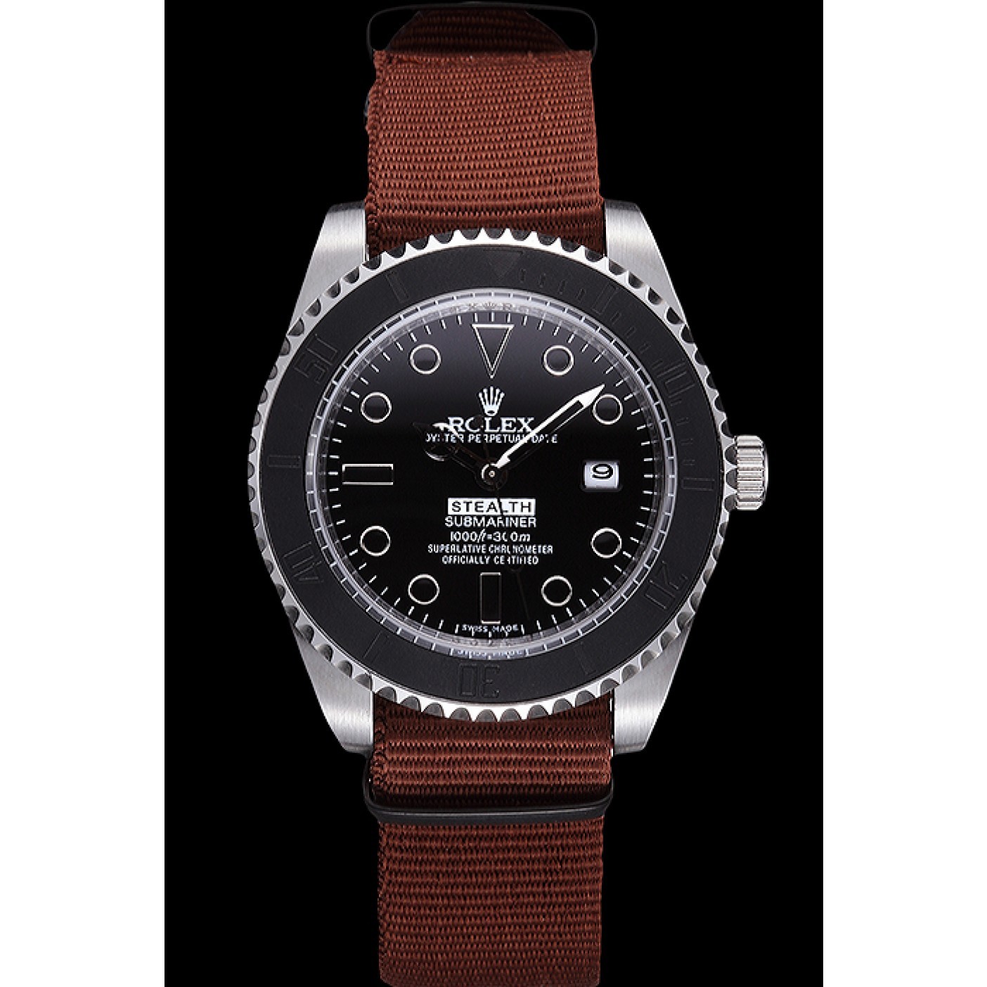 RepTime Watches Rolex Stealth Submariner Brown 621992