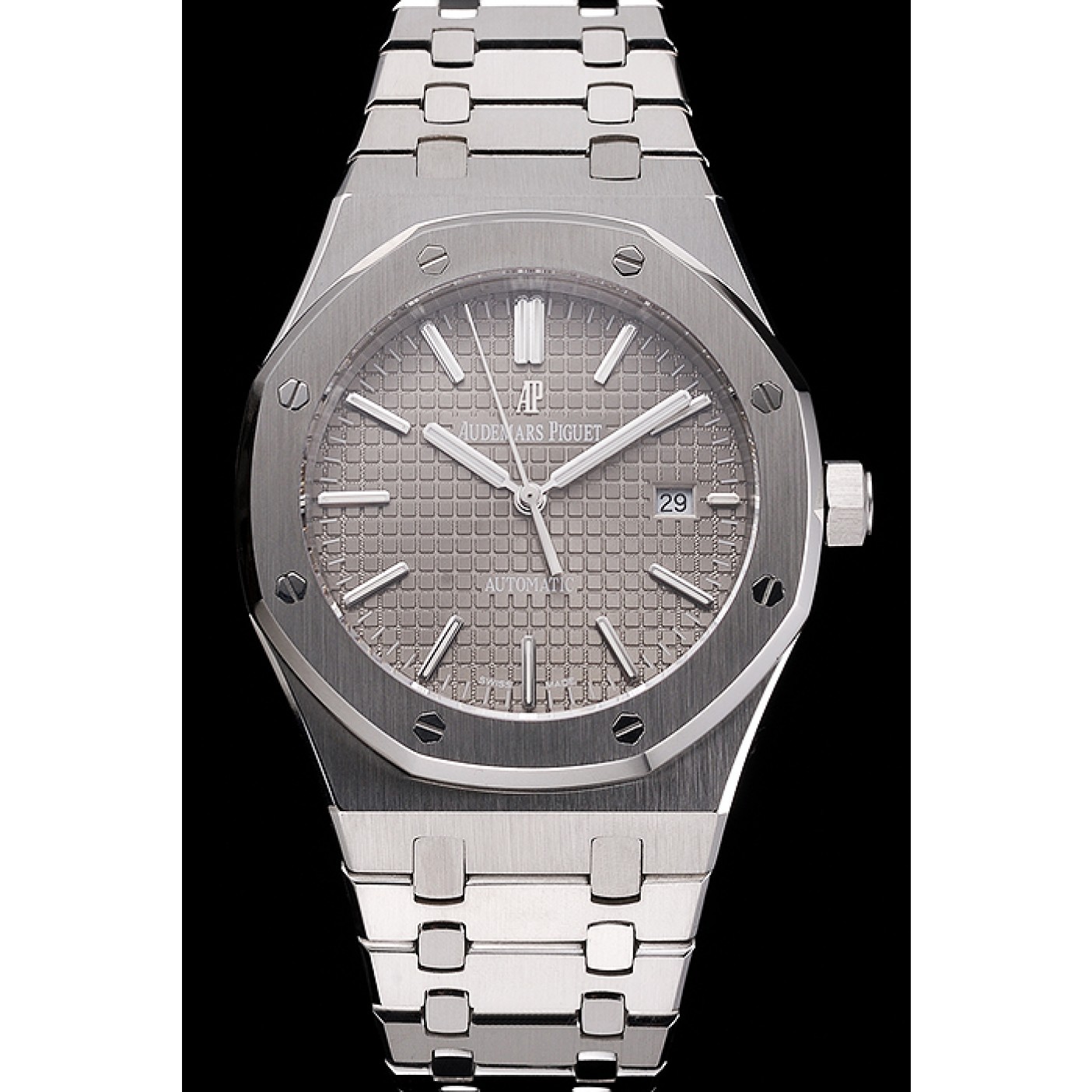 Swiss Audemars Piguet Royal Oak Silver Dial Stainless Steel Case And Bracelet