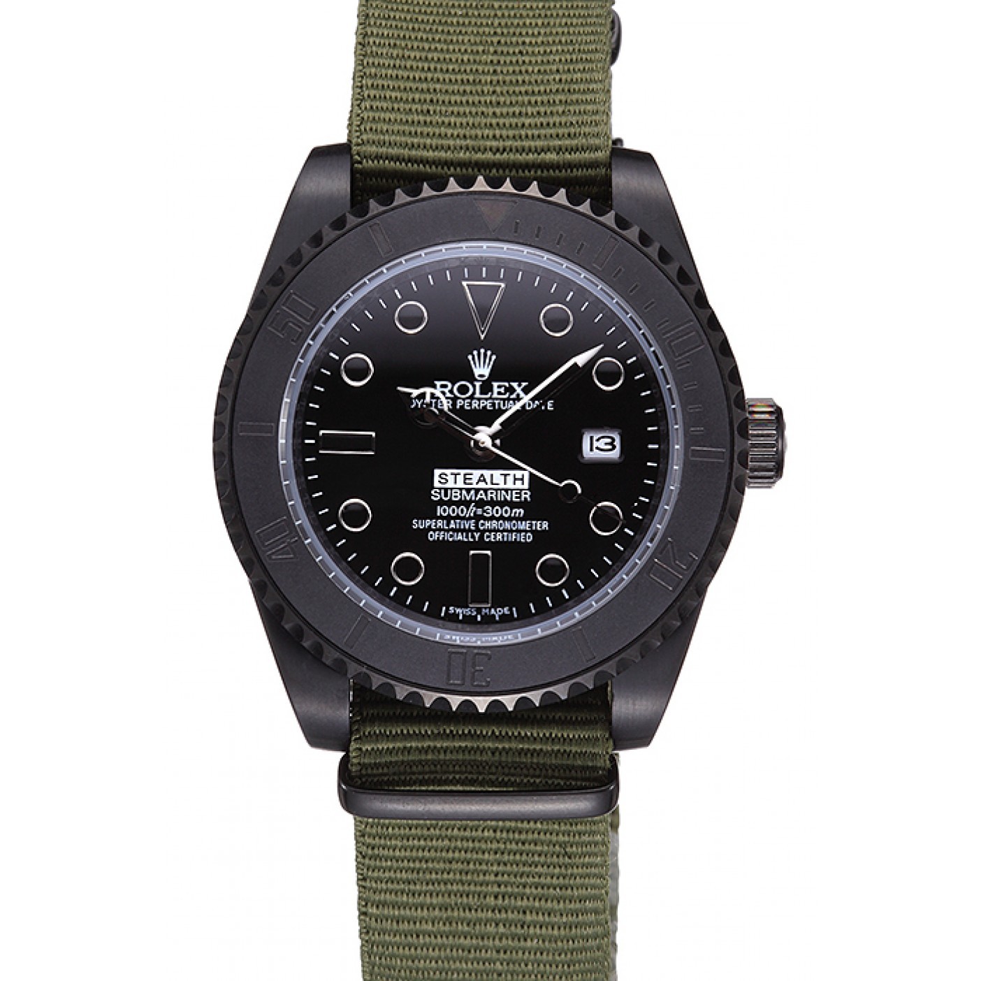 RepTime Watches Rolex Stealth Submariner Olive 621995