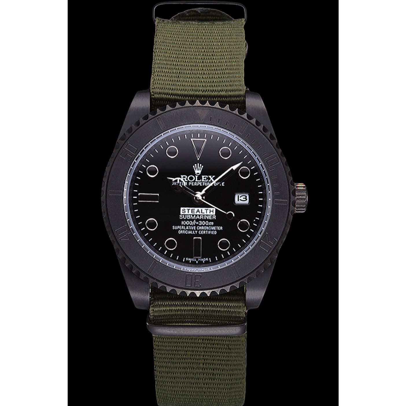 RepTime Watches Rolex Stealth Submariner Olive 621995