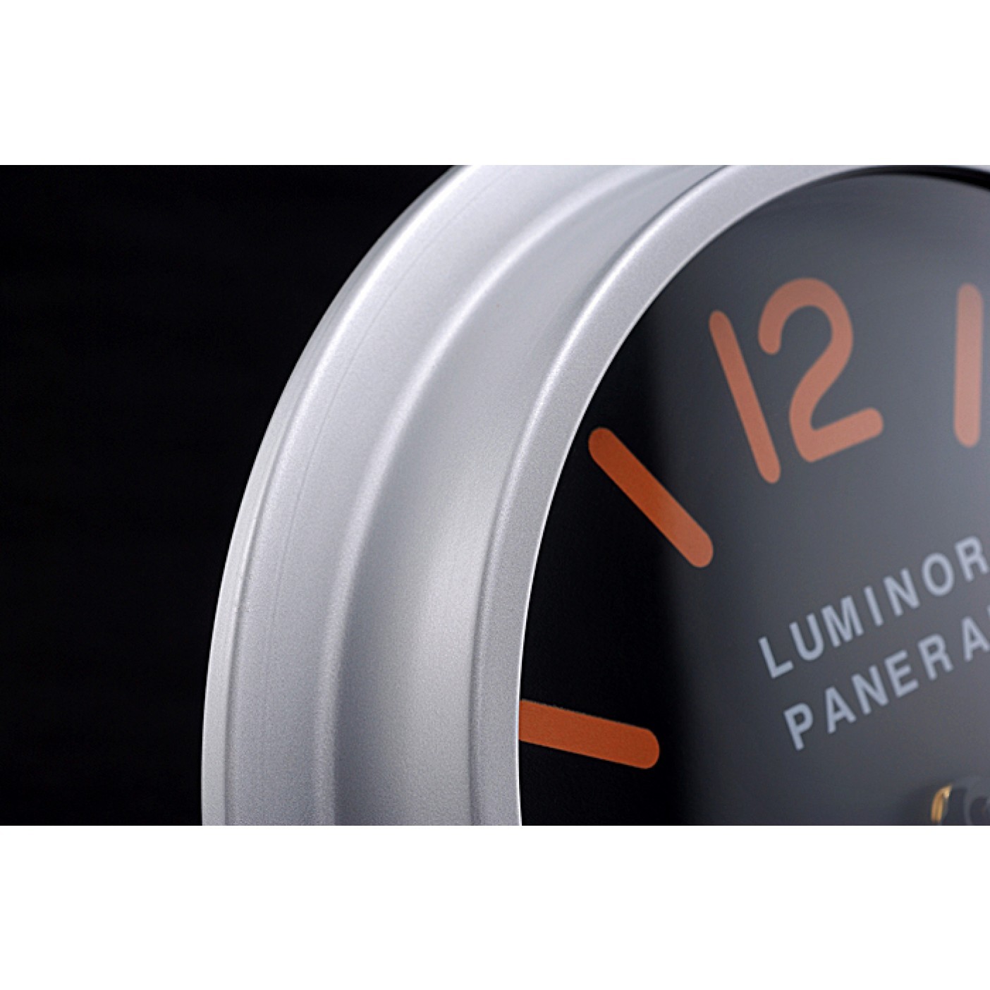 Panerai Luminor Marina Wall Clock Black-Orange 622472