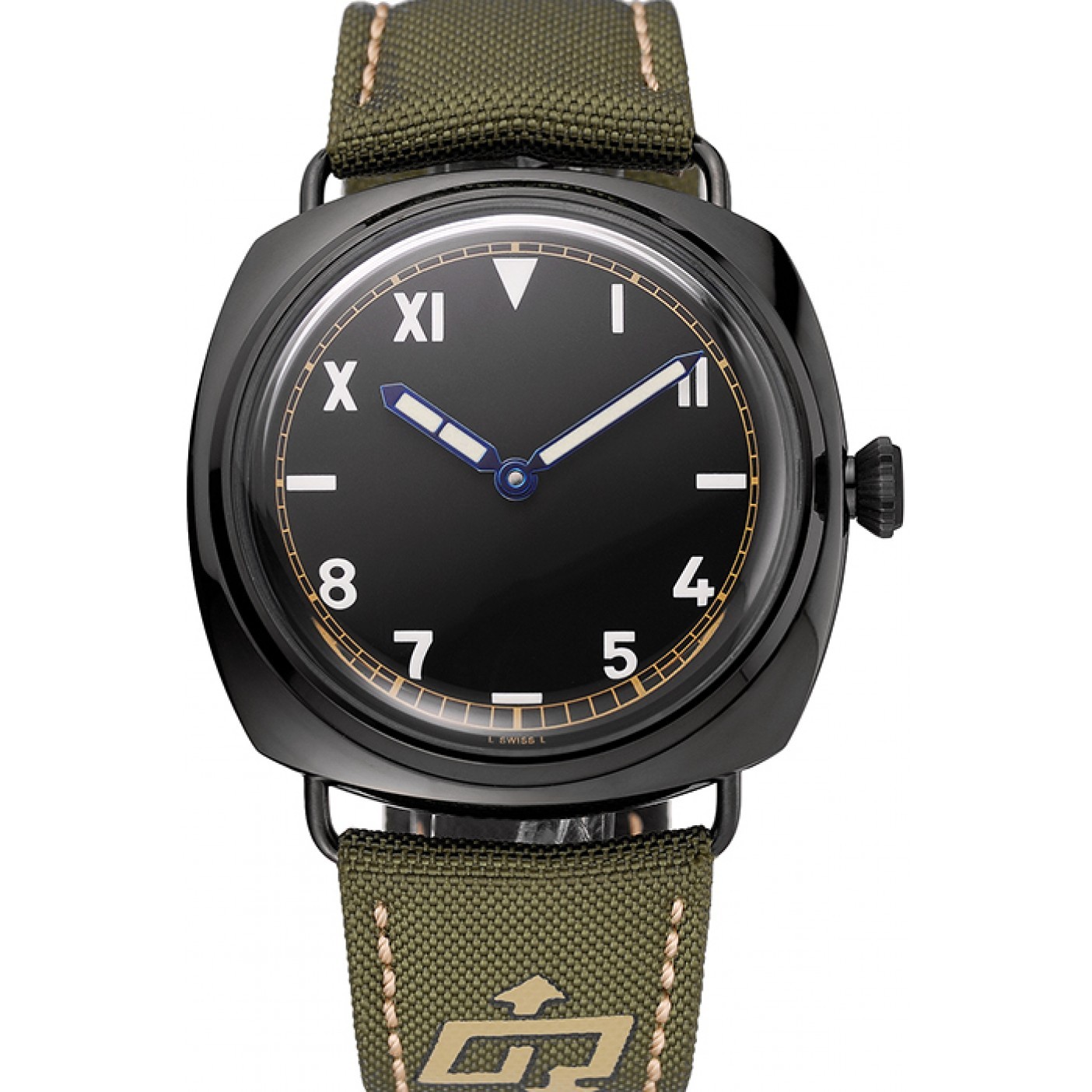 Panerai Radiomir California 3 Days Black Dial Green Bracelet 1454018