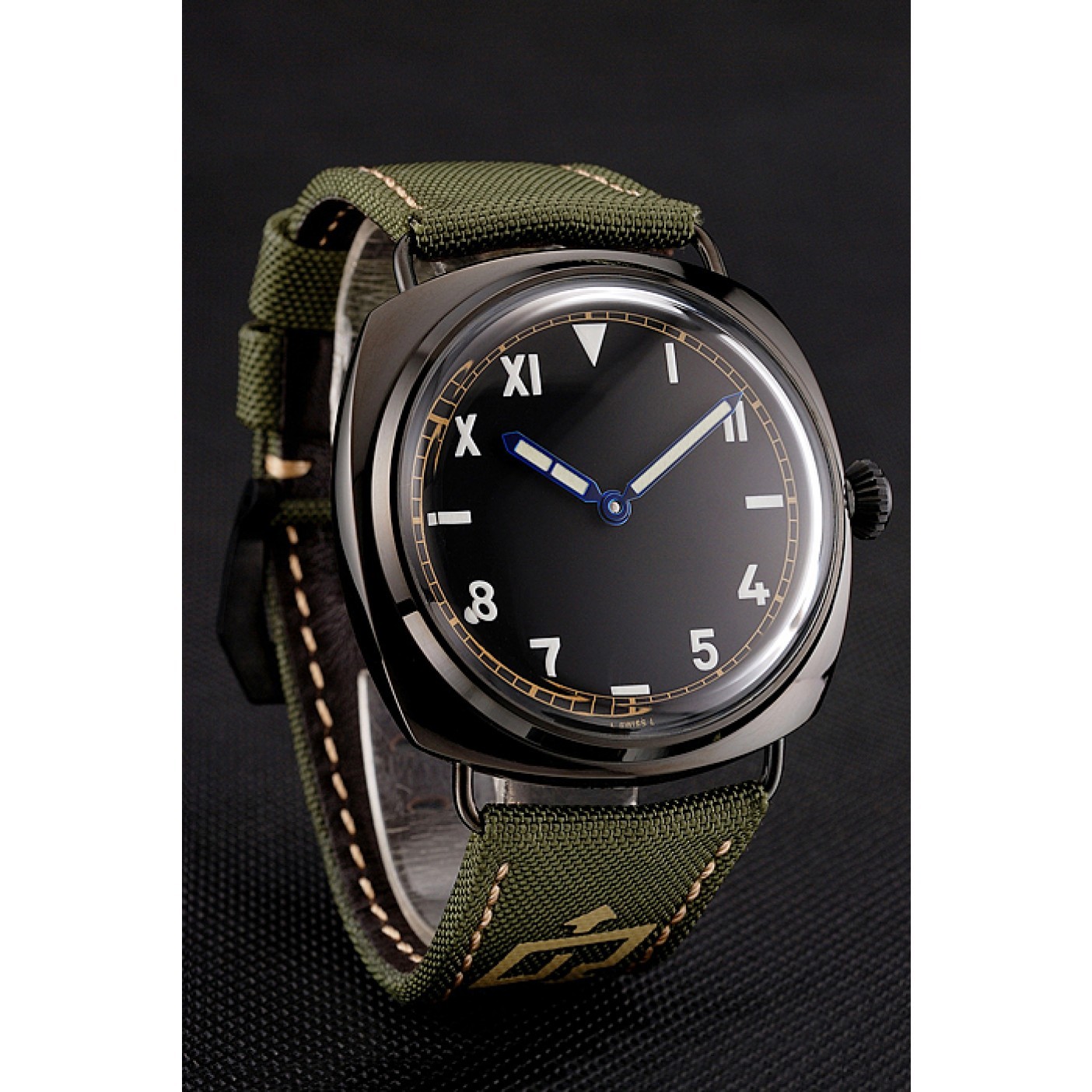 Panerai Radiomir California 3 Days Black Dial Green Bracelet 1454018