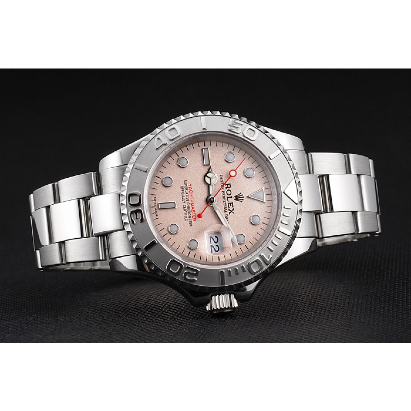 RepTime Watches Swiss Rolex Yacht-Master Champagne Dial Stainless Steel Case And Bracelet