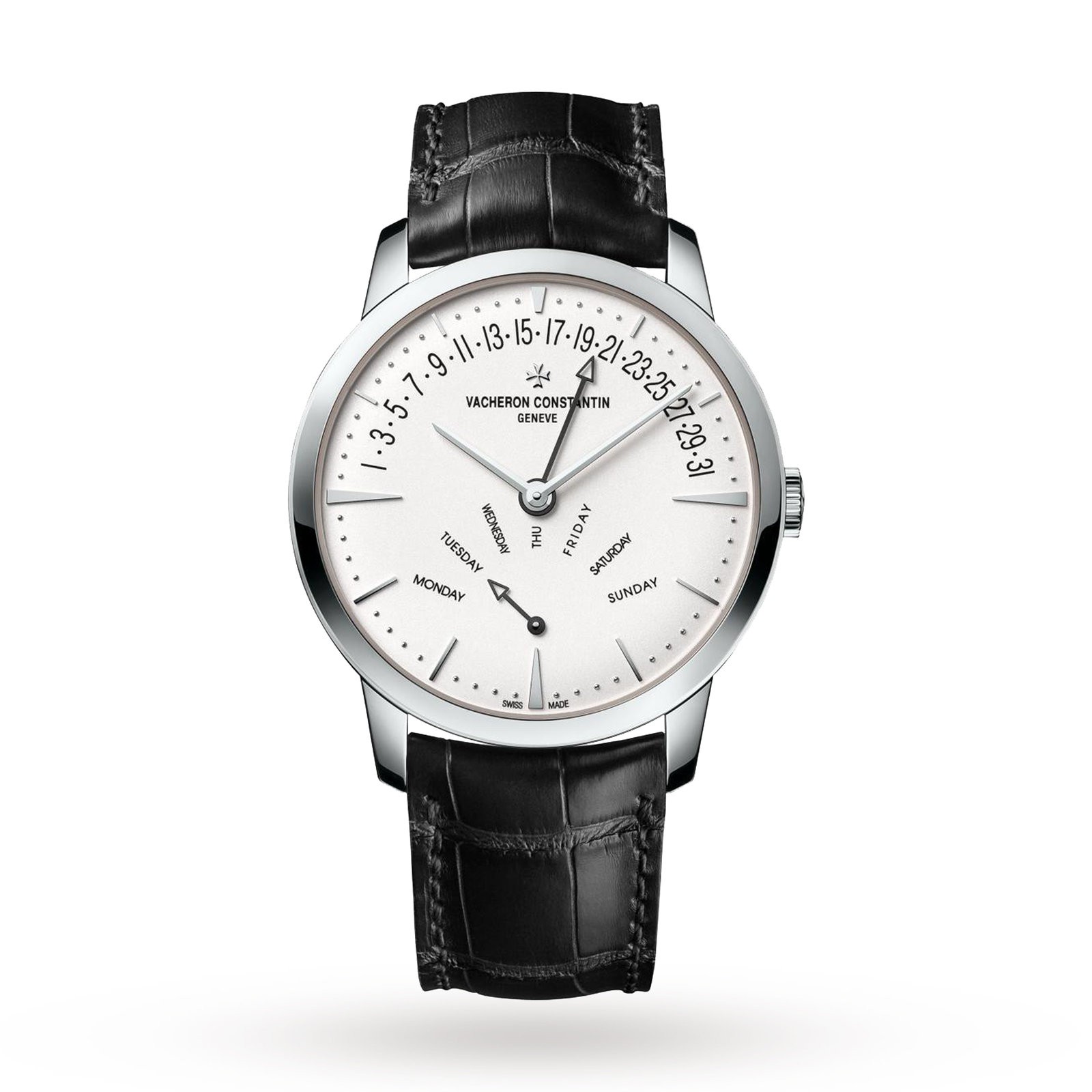 Swiss Vacheron Constantin Patrimony Retrograde Day-Date Mens Watch