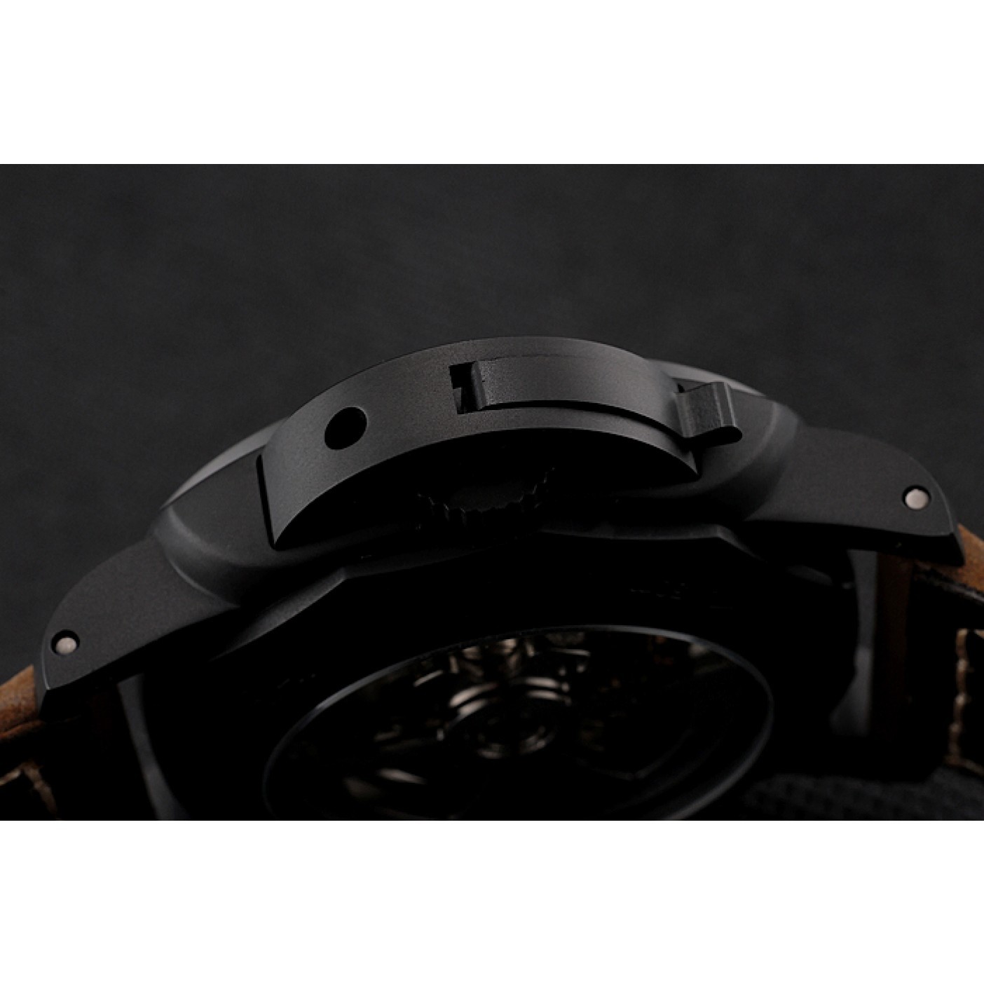 Panerai Luminor 1950 3 Days Chrono Flyback Black Dial Black Case Brown Leather Strap