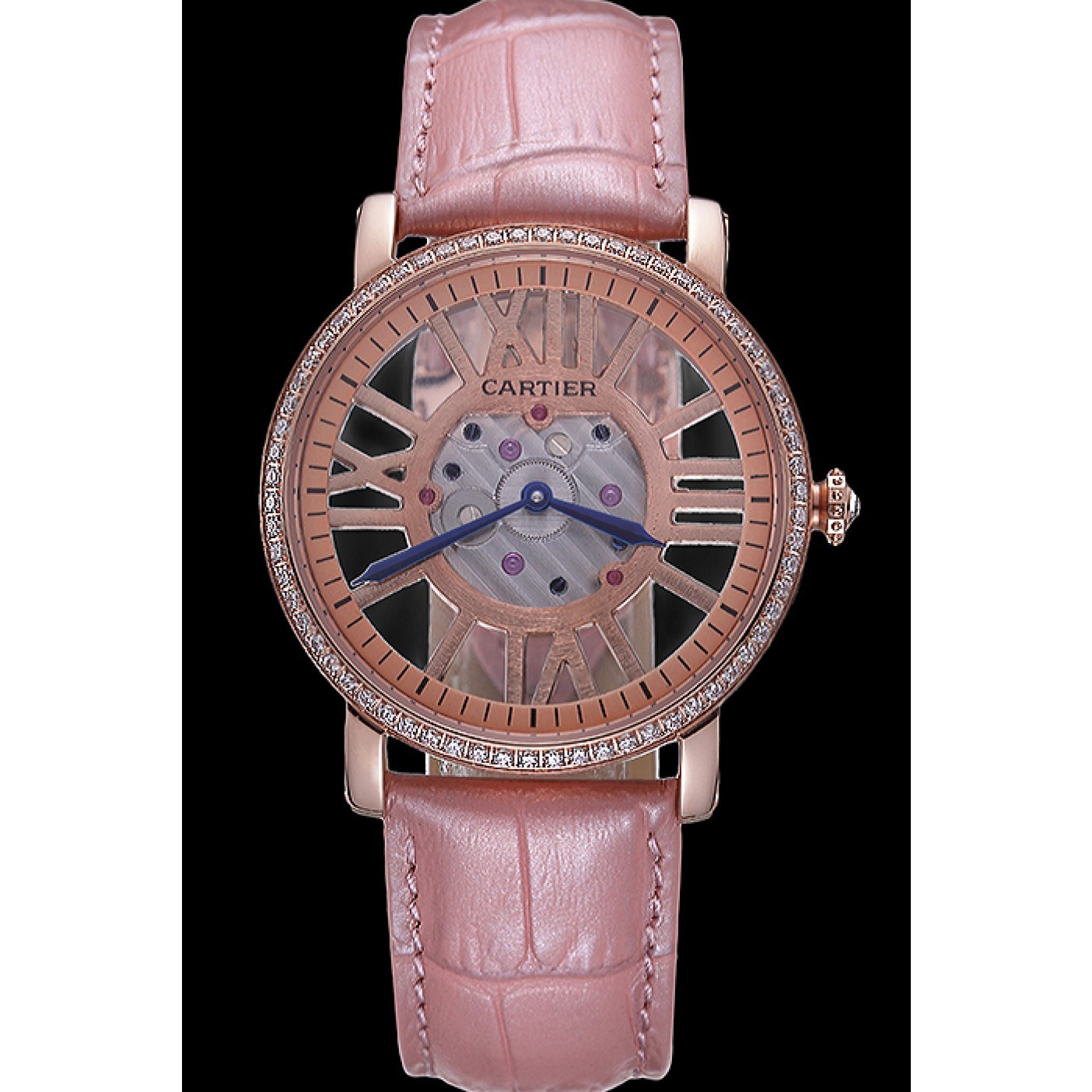 Cartier Rotonde Skeleton Flying Tourbillon Light Pink 621960