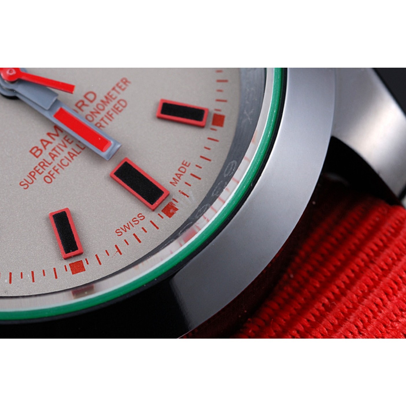 Rolex Milgauss Bamford Red Nylon Strap 622002