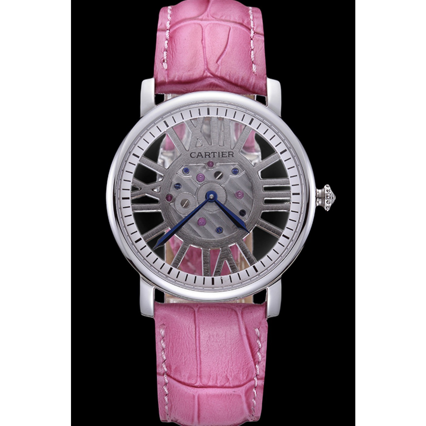 Cartier Rotonde Skeleton Flying Tourbillon Pink 621973