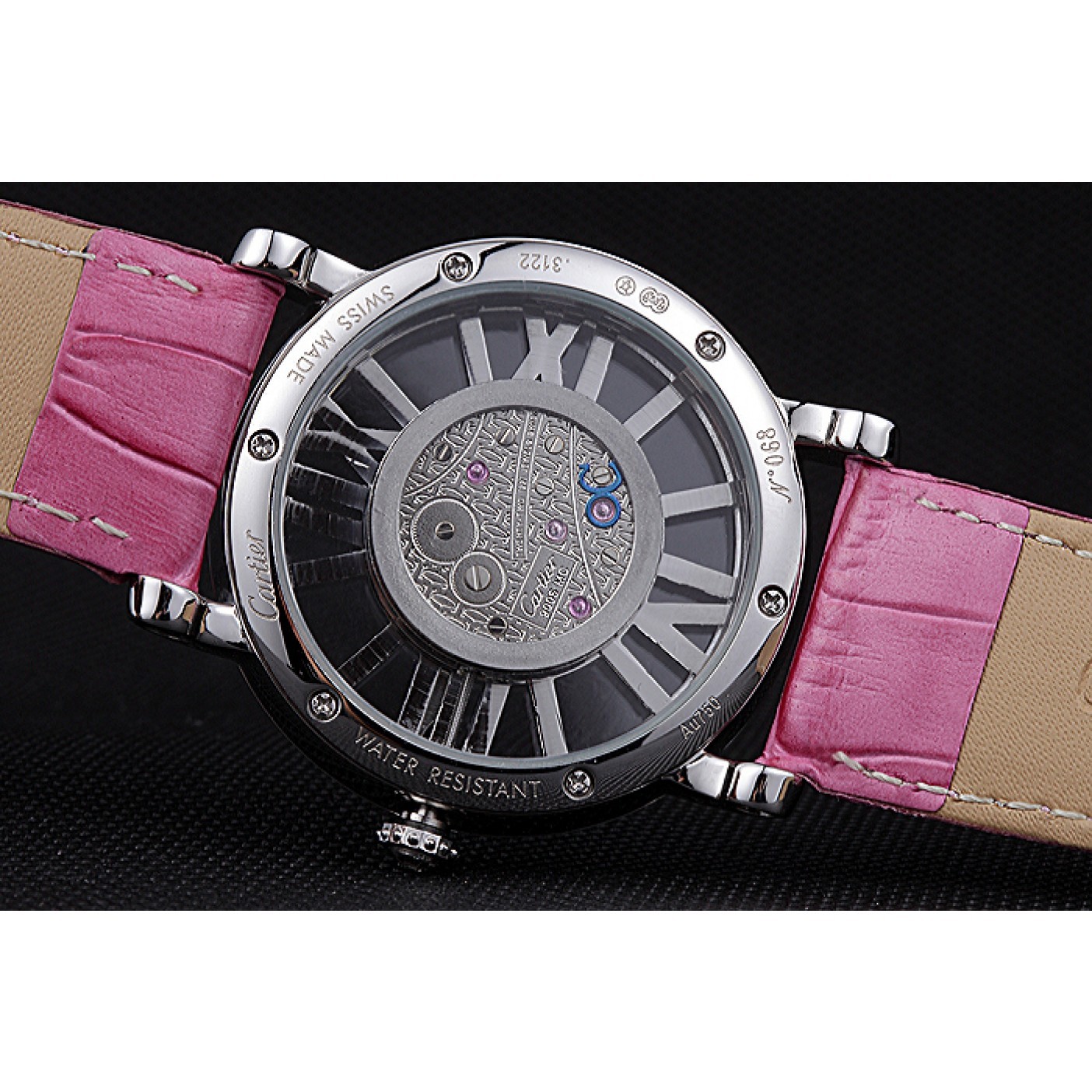 Cartier Rotonde Skeleton Flying Tourbillon Pink 621973