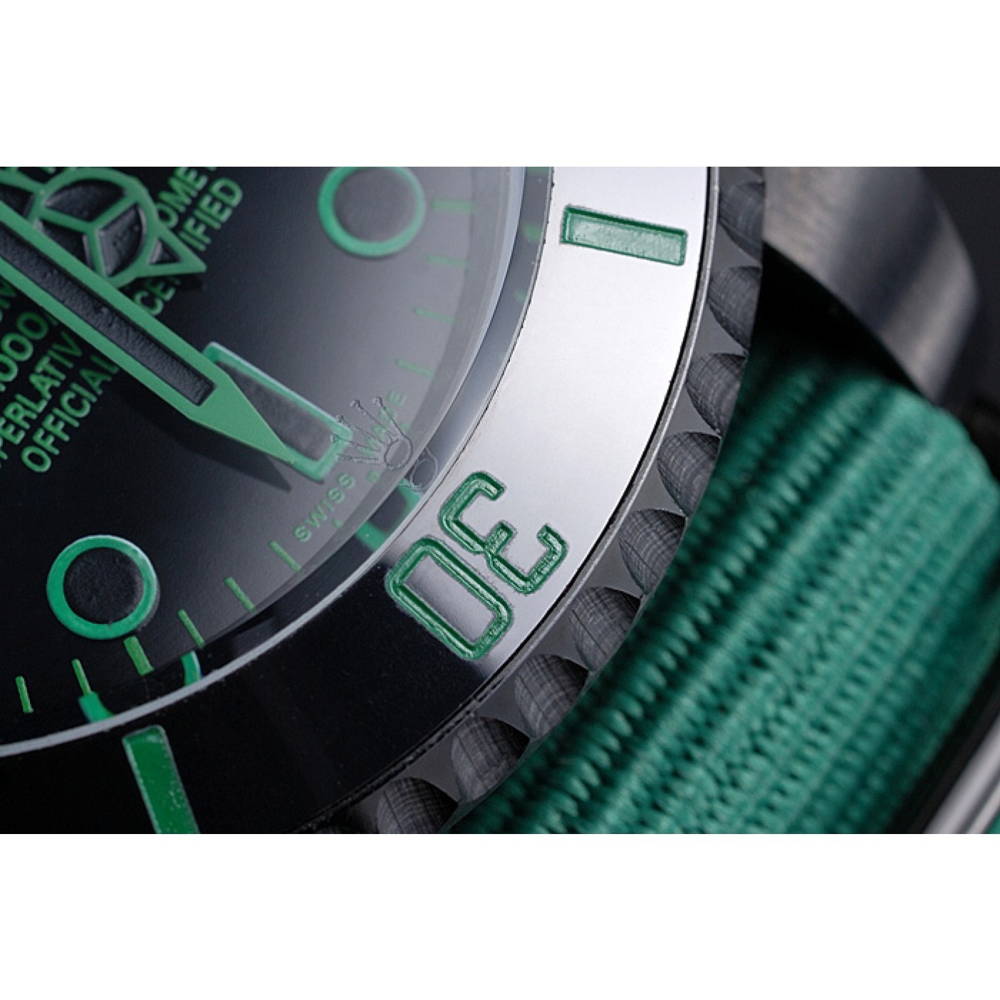 Rolex Stealth Submariner Green Nylon Strap 622009