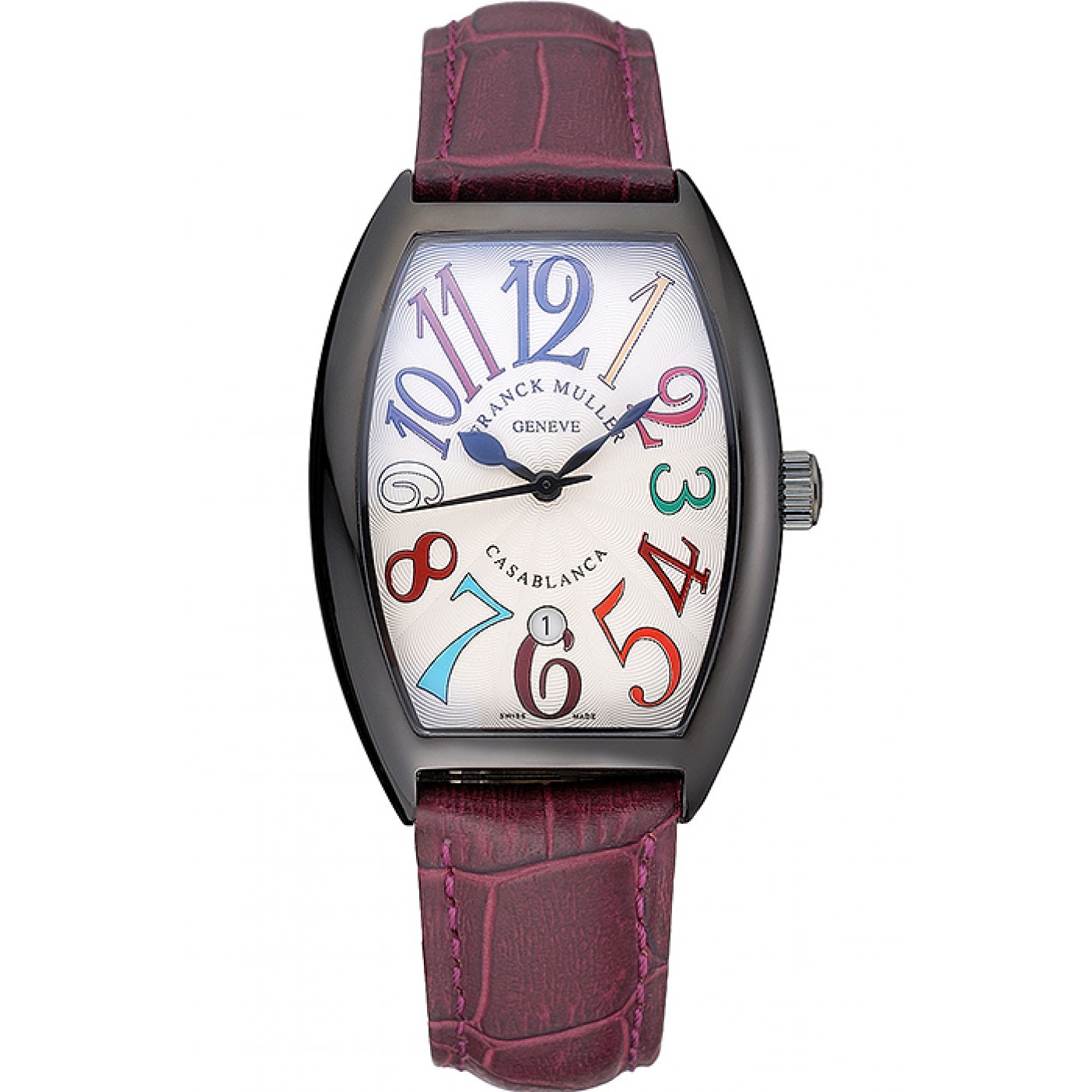 Franck Muller Casablanca Purple Croco Leather Band 621645