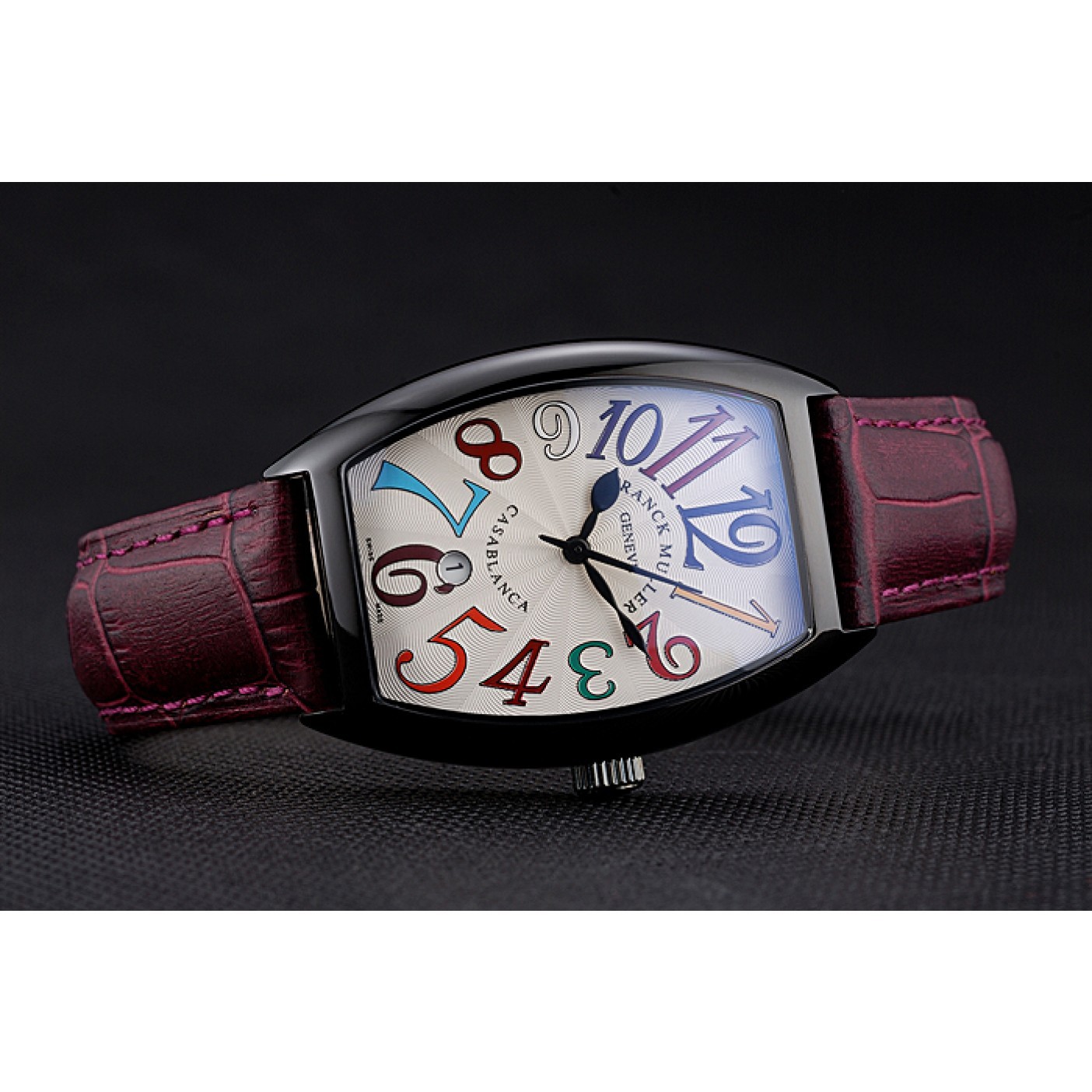 Franck Muller Casablanca Purple Croco Leather Band 621645