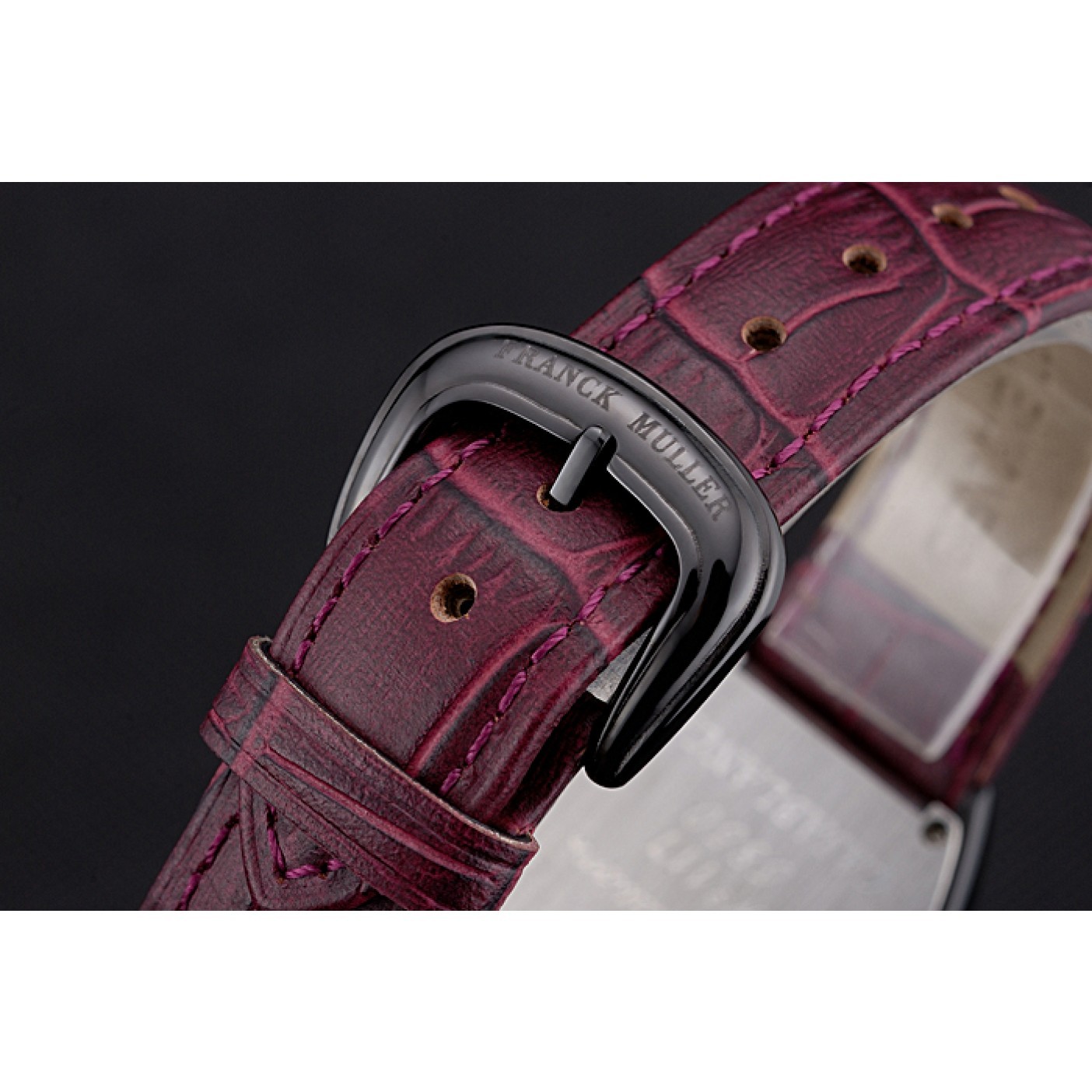 Franck Muller Casablanca Purple Croco Leather Band 621645