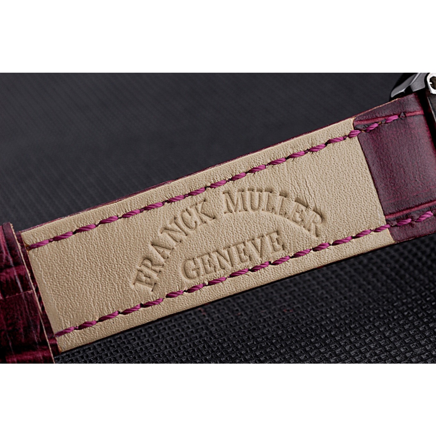 Franck Muller Casablanca Purple Croco Leather Band 621645