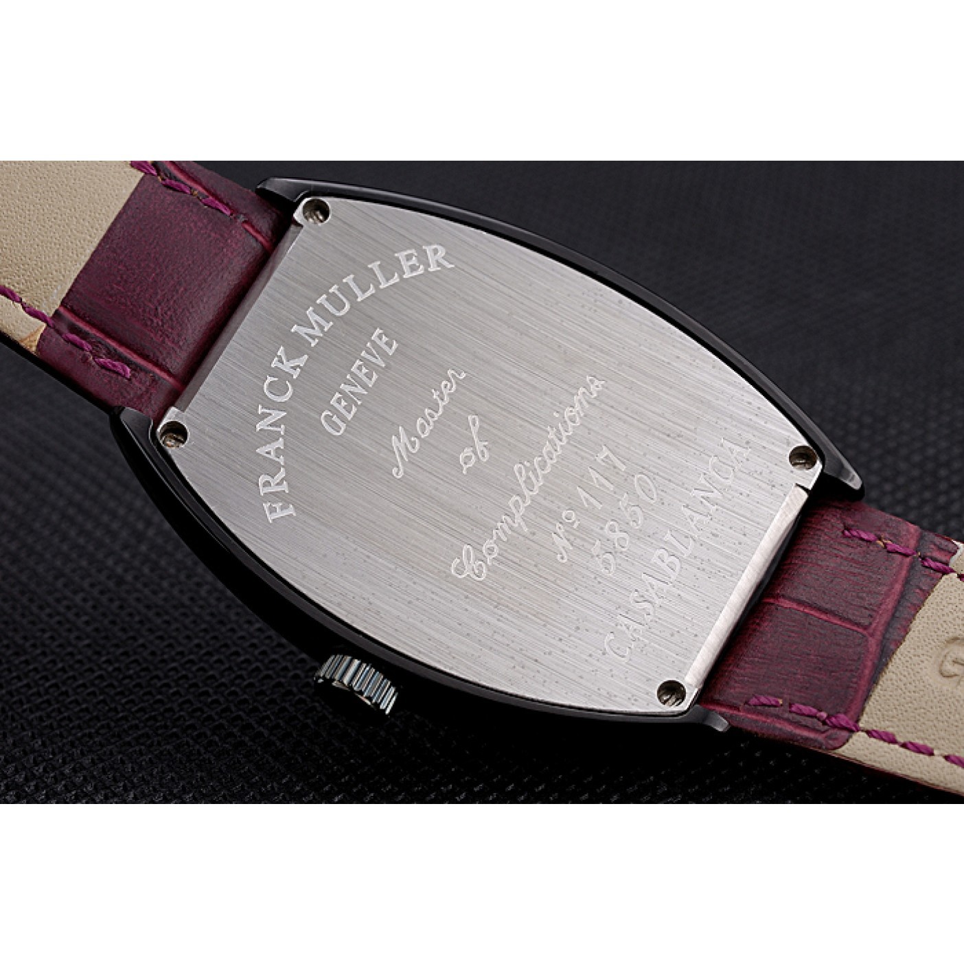 Franck Muller Casablanca Purple Croco Leather Band 621645