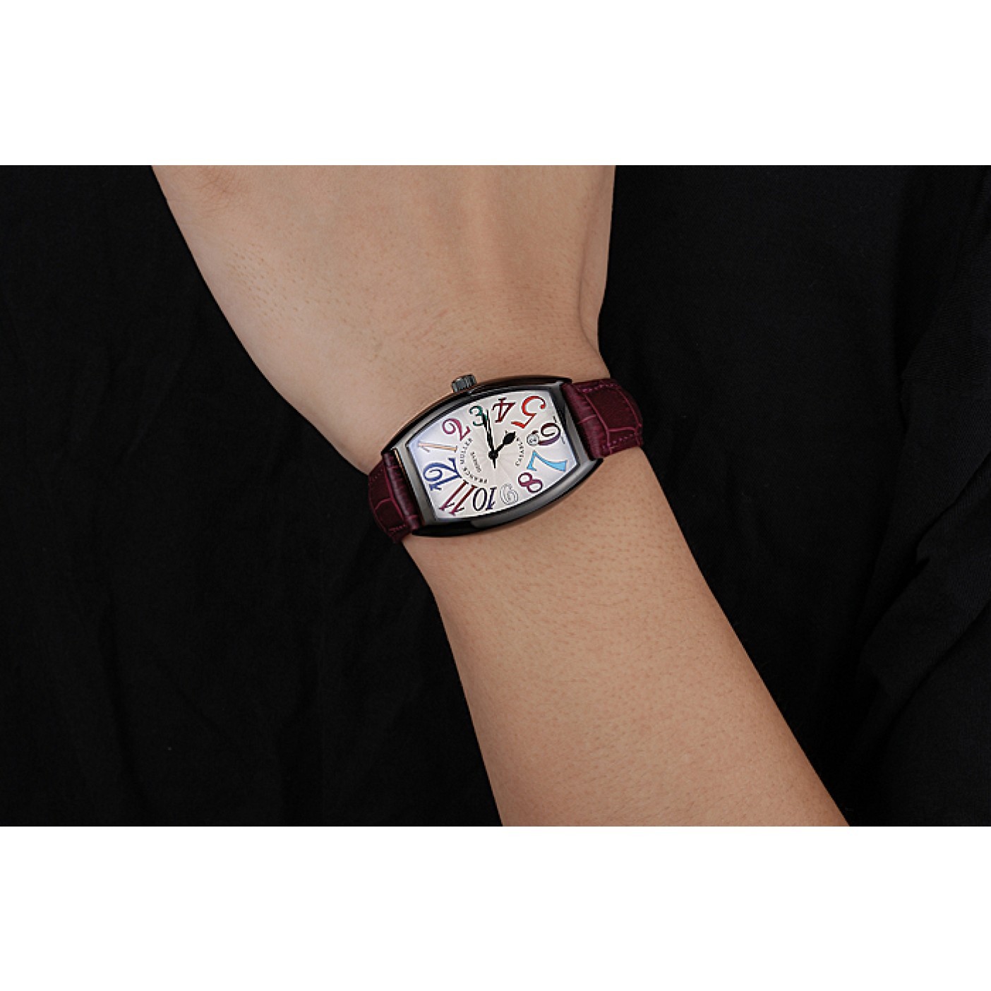 Franck Muller Casablanca Purple Croco Leather Band 621645