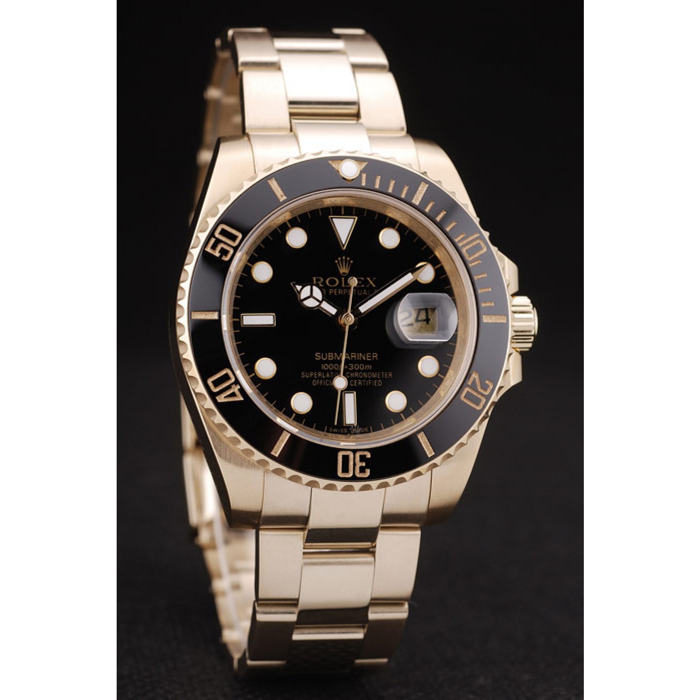 Rolex Submariner Black Ceramic Bezel Black Dial 98231