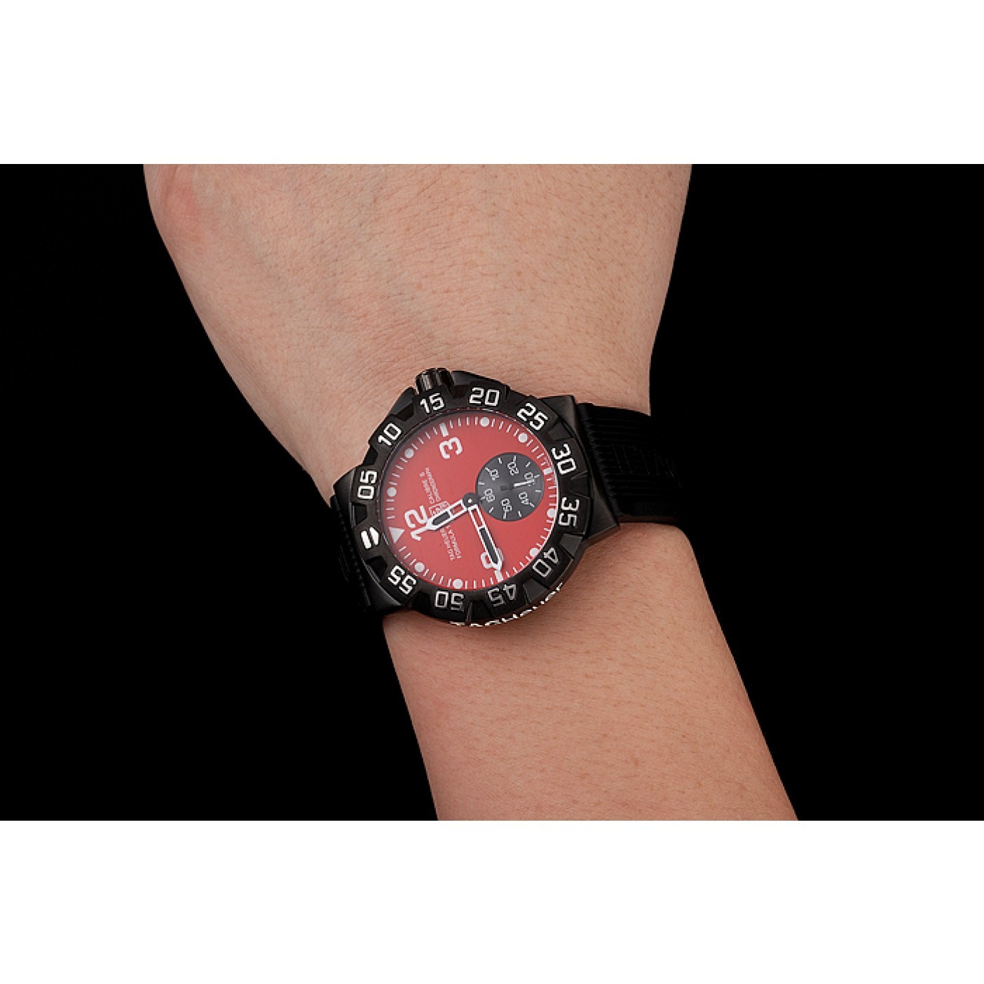 Tag Heuer Formula One Grande Date Red Dial Rubber Bracelet 622277