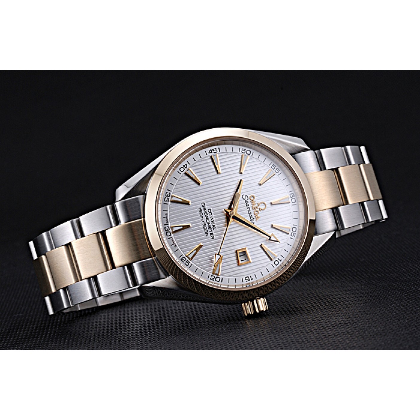 Omega Seamaster White Dial Two Tone 622167