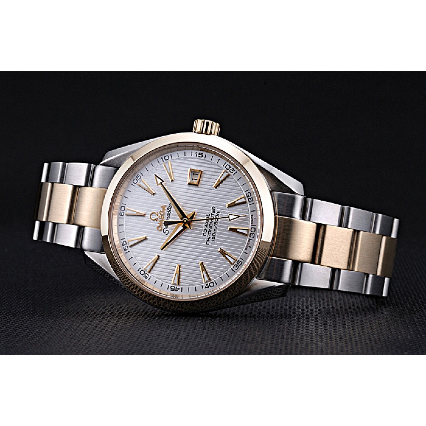 Omega Seamaster White Dial Two Tone 622167