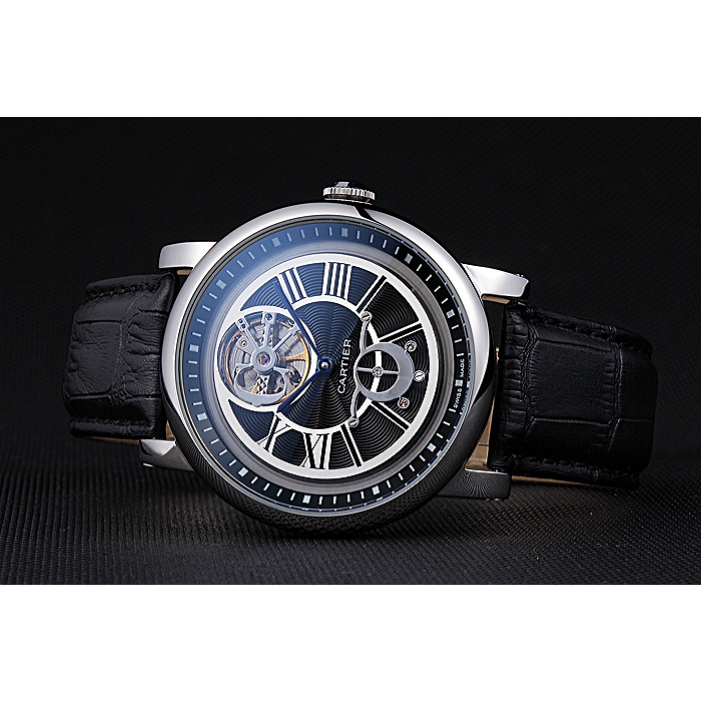 Cartier Rotonde Flying Tourbillon Black Dial 621946