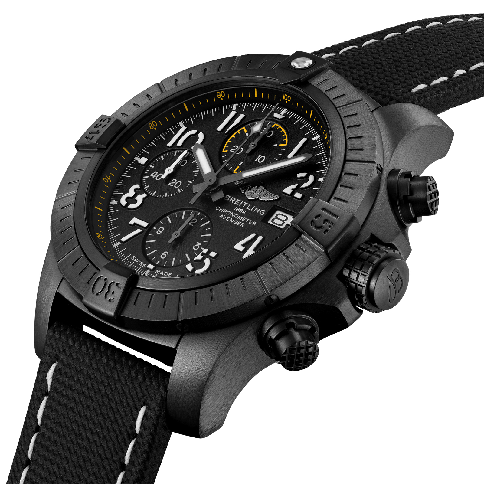 Swiss Breitling Avenger Chronograph 45 Night Mission V13317101B1X2