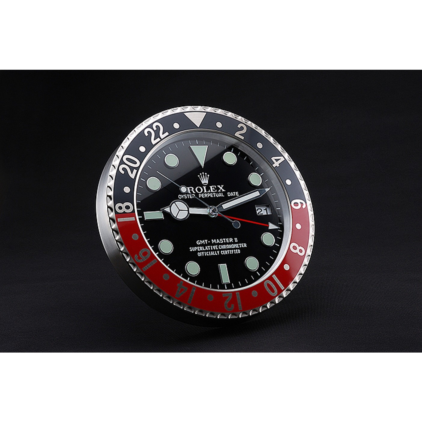 Rolex GMT Master II Wall Clock Black-Red 622478