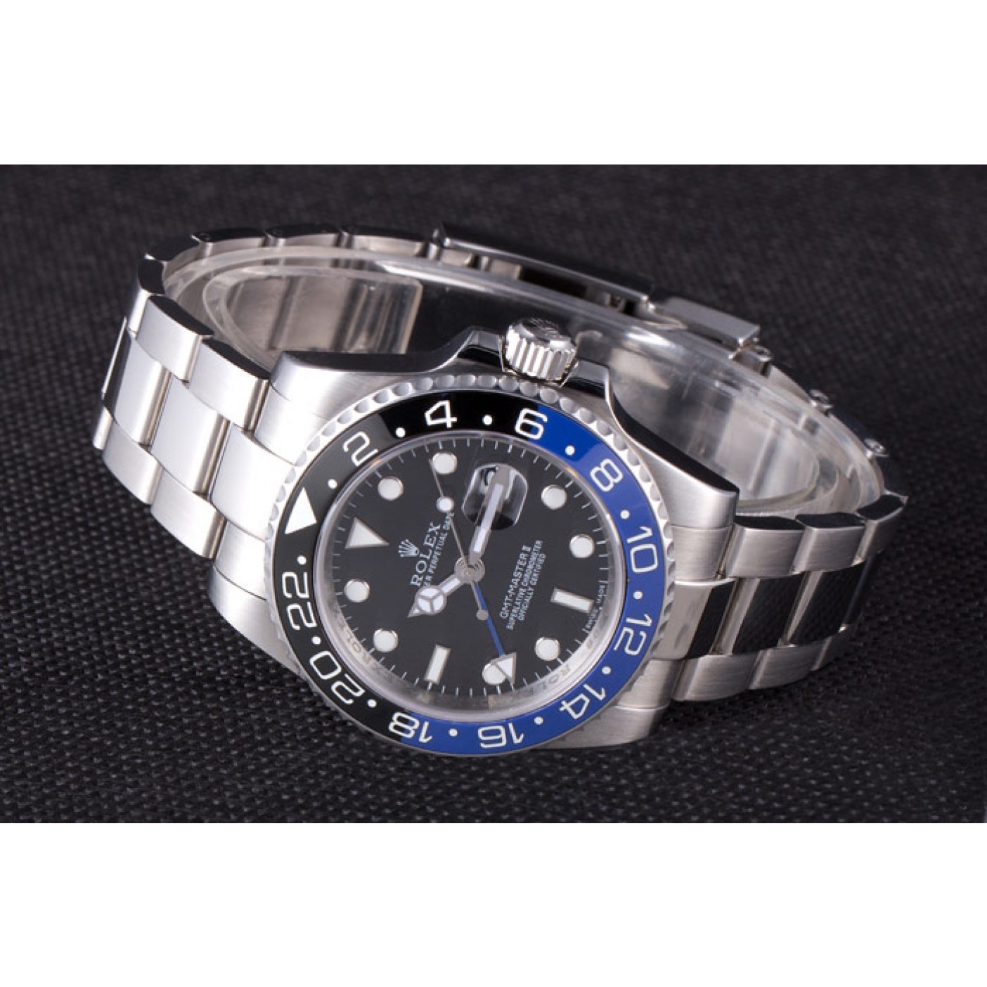 Rolex GMT MASTER II BLACK BLUE BEZEL 2013 rl431 621393