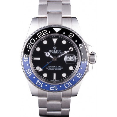 Rolex GMT MASTER II BLACK BLUE BEZEL 2013 rl431 621393