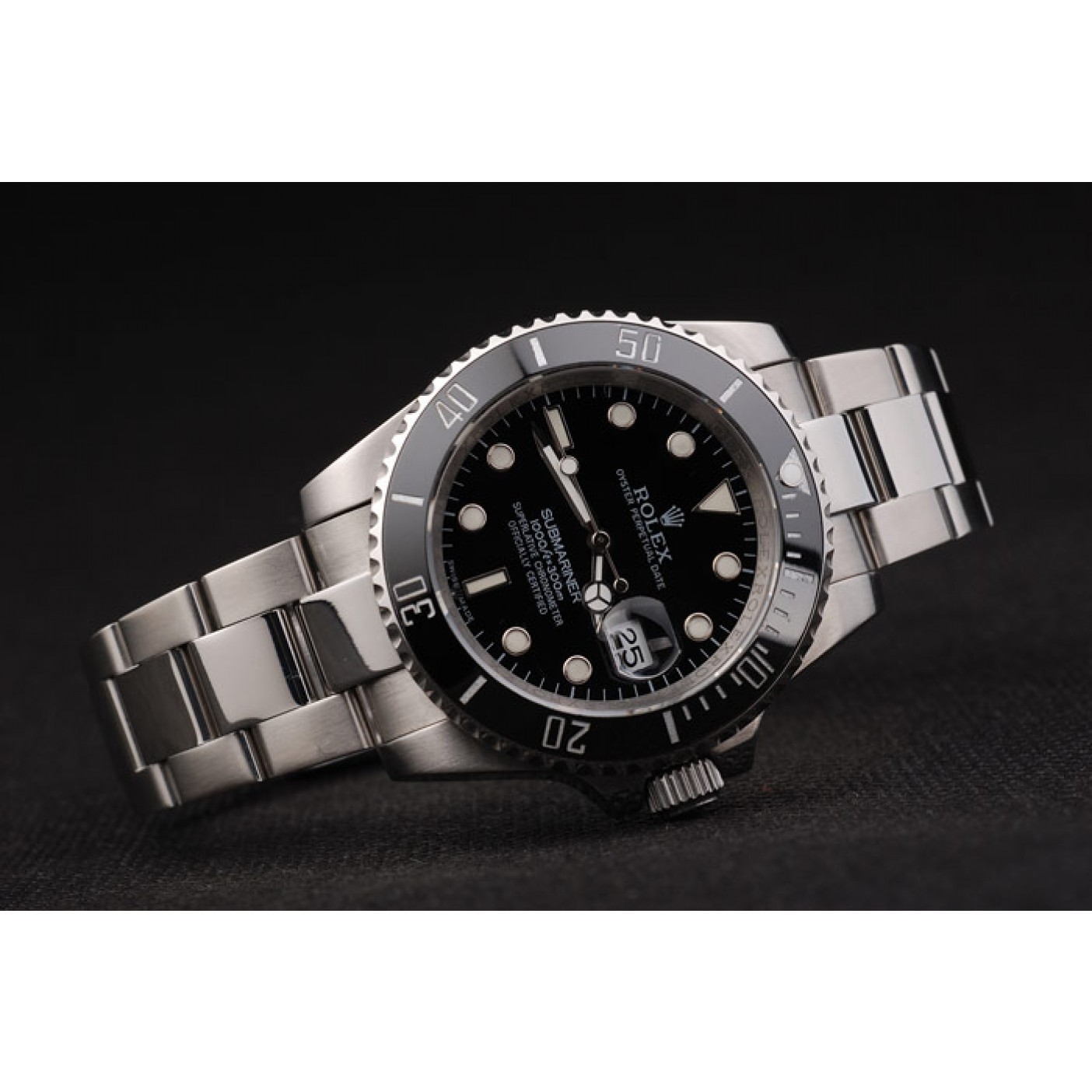 Rolex Submariner Black Ceramic Bezel Black Dial 98235