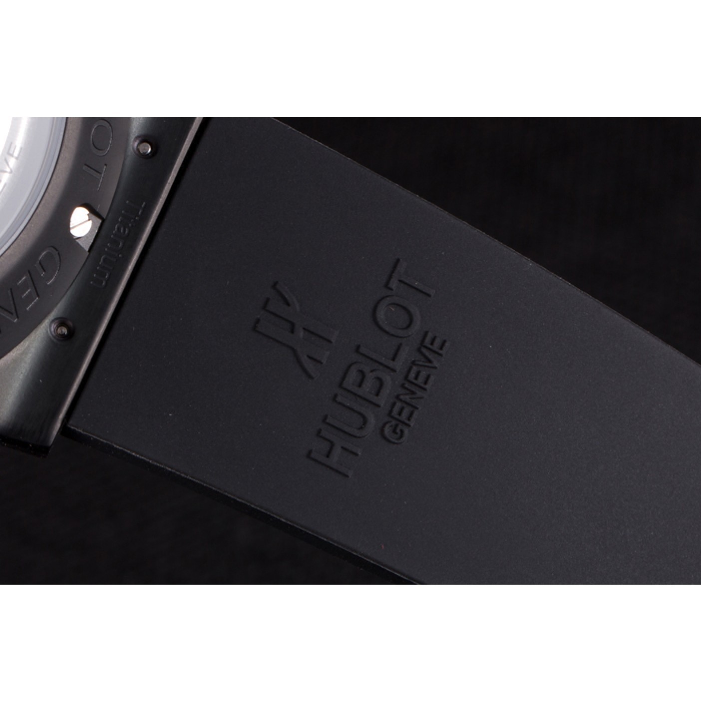 Hublot Big Bang Black Rubber Strap Black Checkered Dial 80193