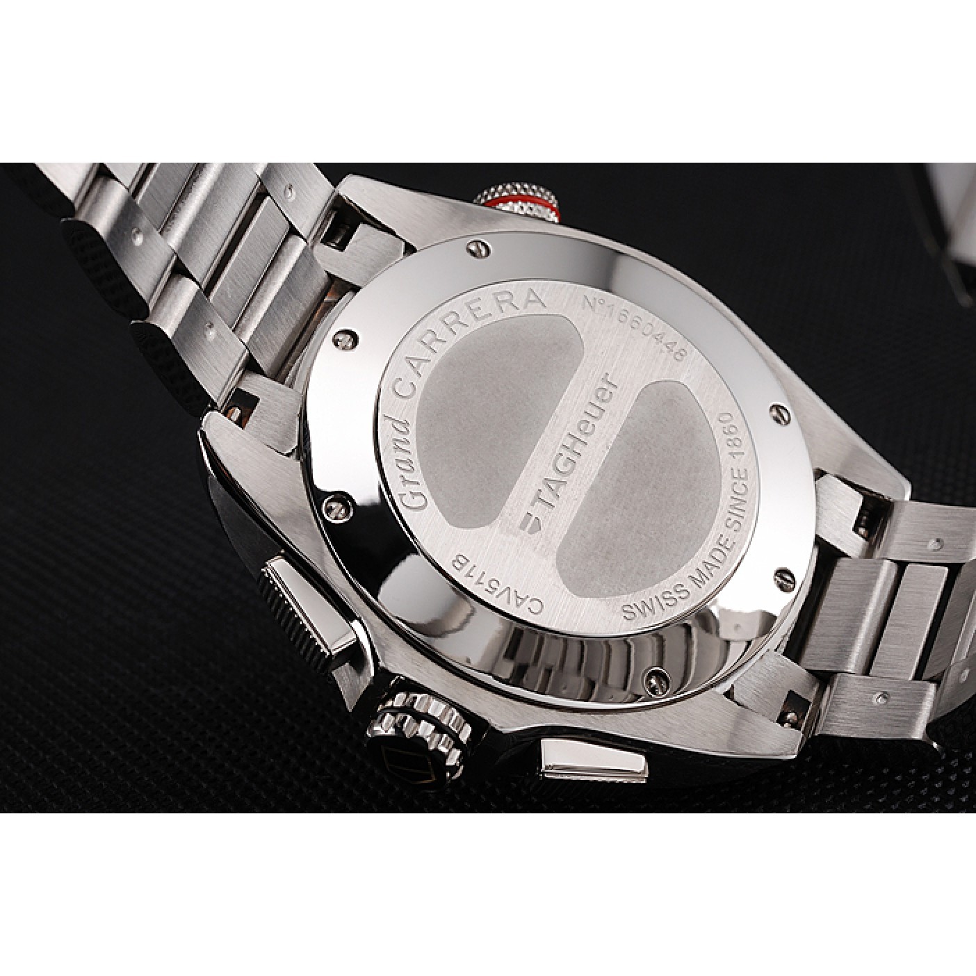 Tag Heuer Carrera Tachymeter Bezel White Dial Stainless Steel Strap