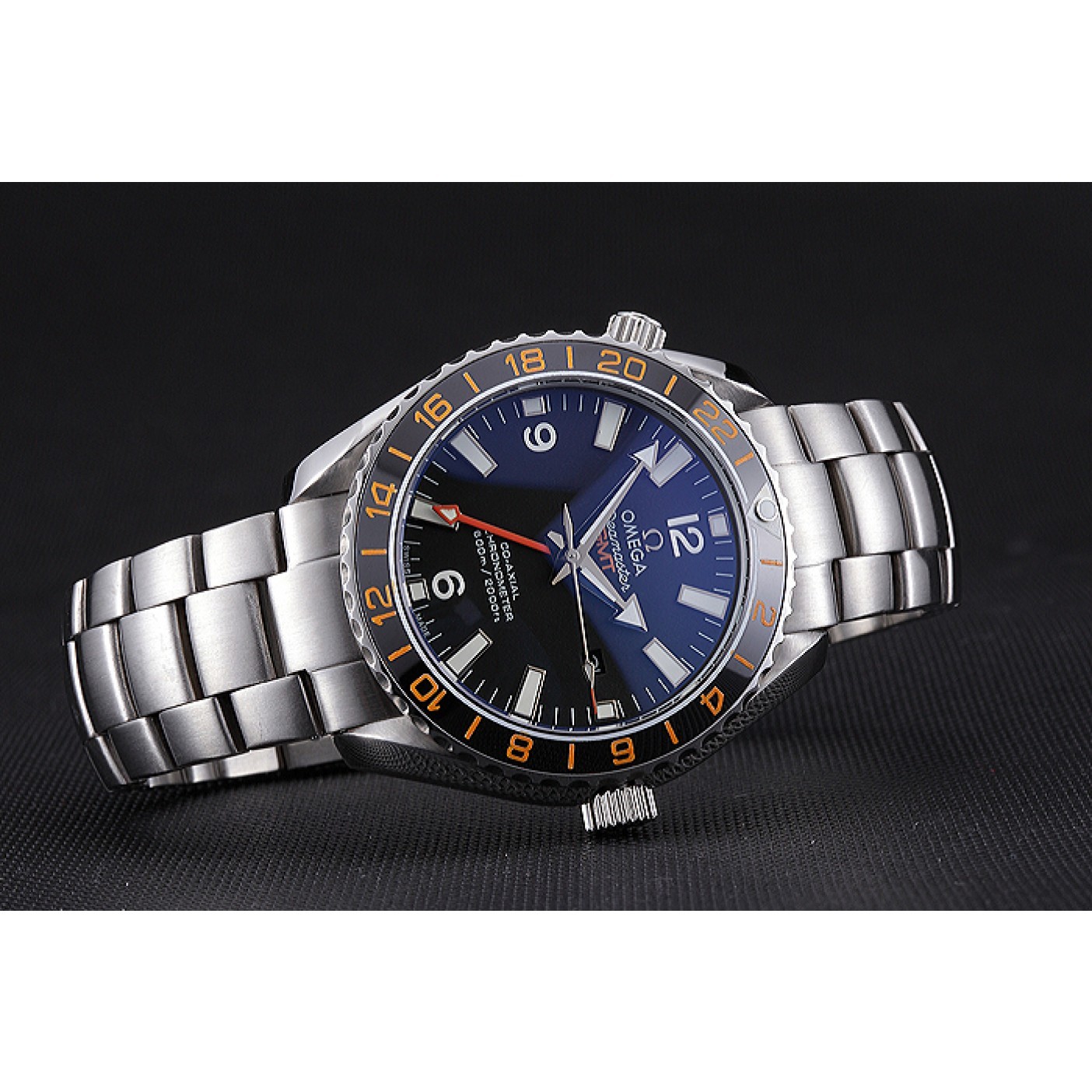 Omega Seamaster Black Dial Stainless Steel Bracelet 622037