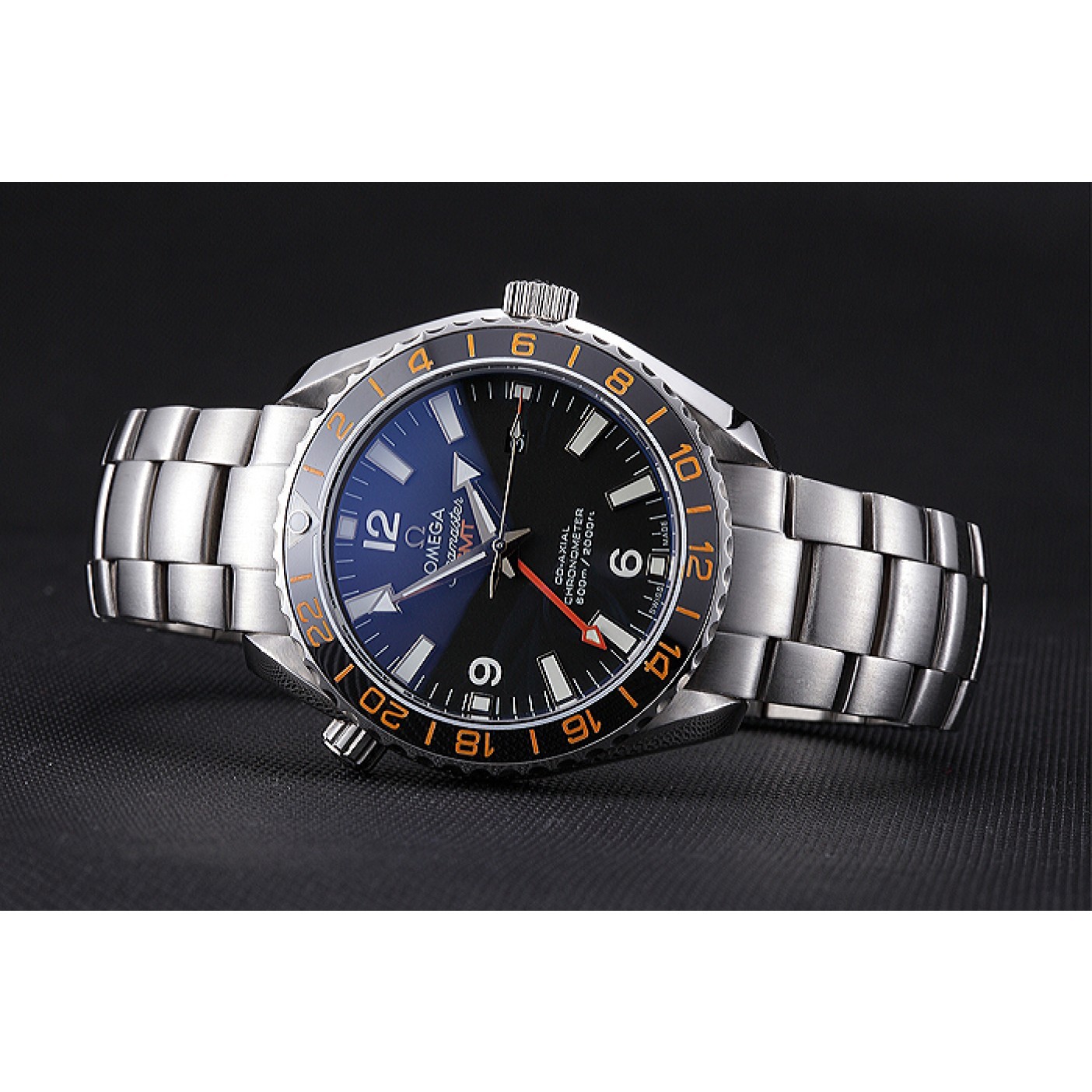 Omega Seamaster Black Dial Stainless Steel Bracelet 622037