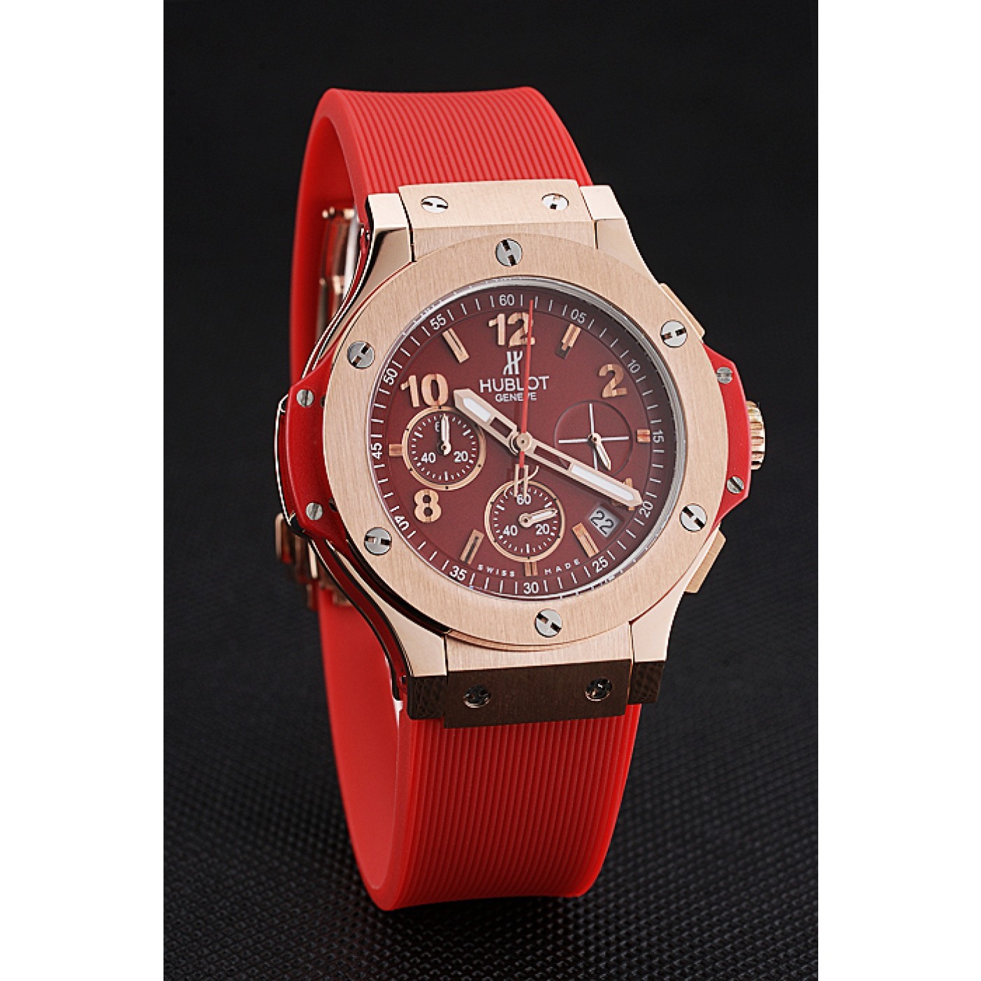 Hublot Big Bang Red Strap Red Dial Watch 98069